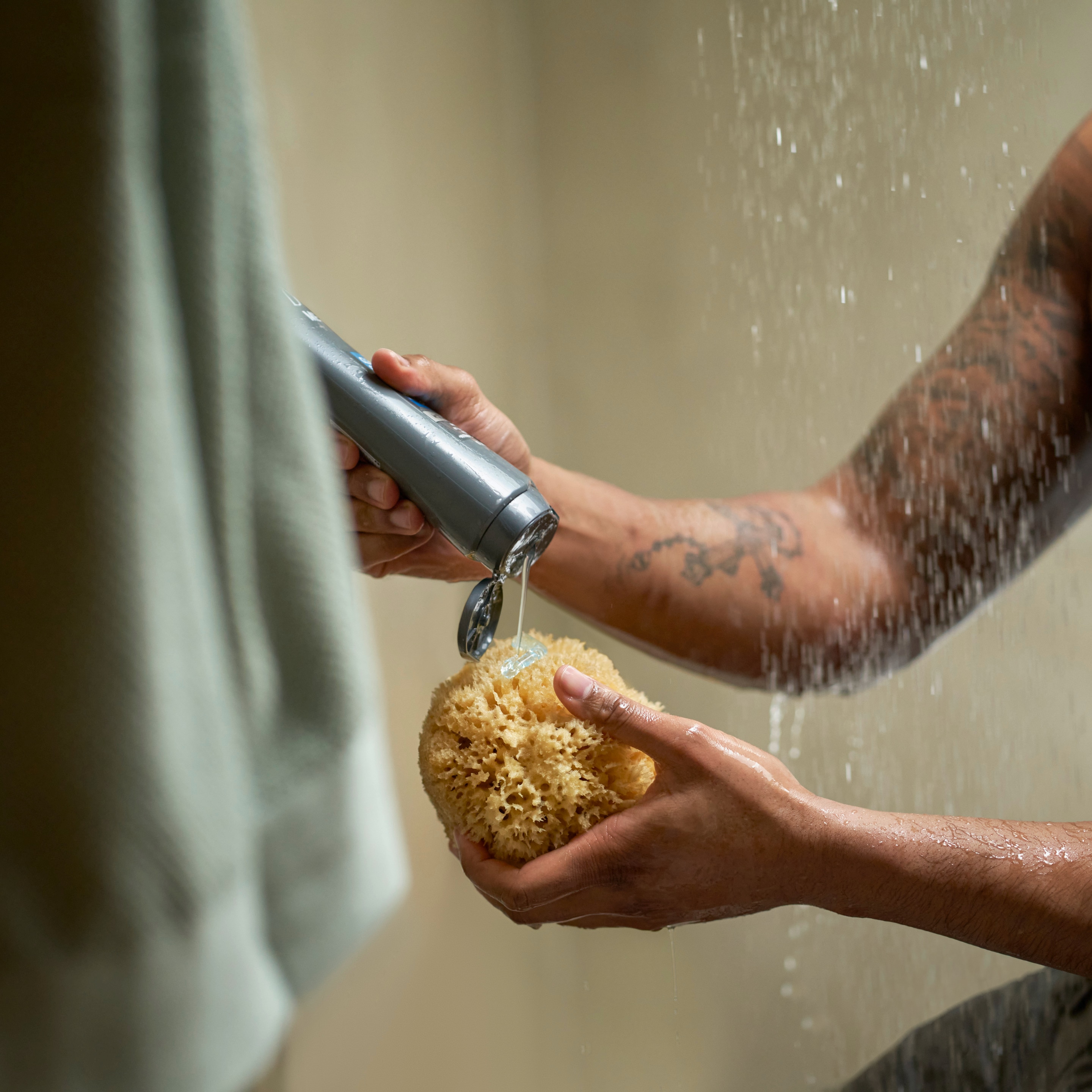 Dove Men+Care Shower routine