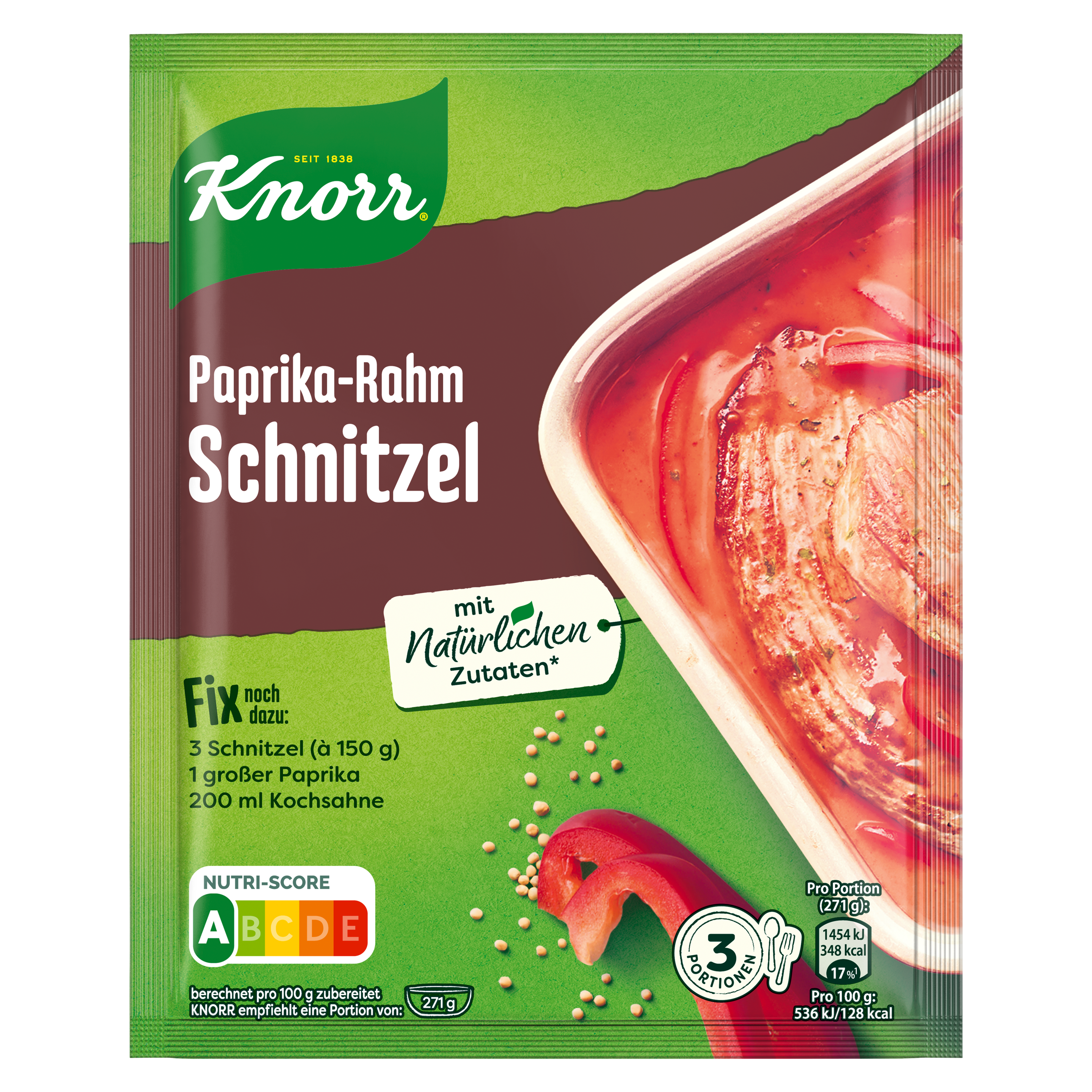Knorr Fix Paprika Rahm Schnitzel 43 g