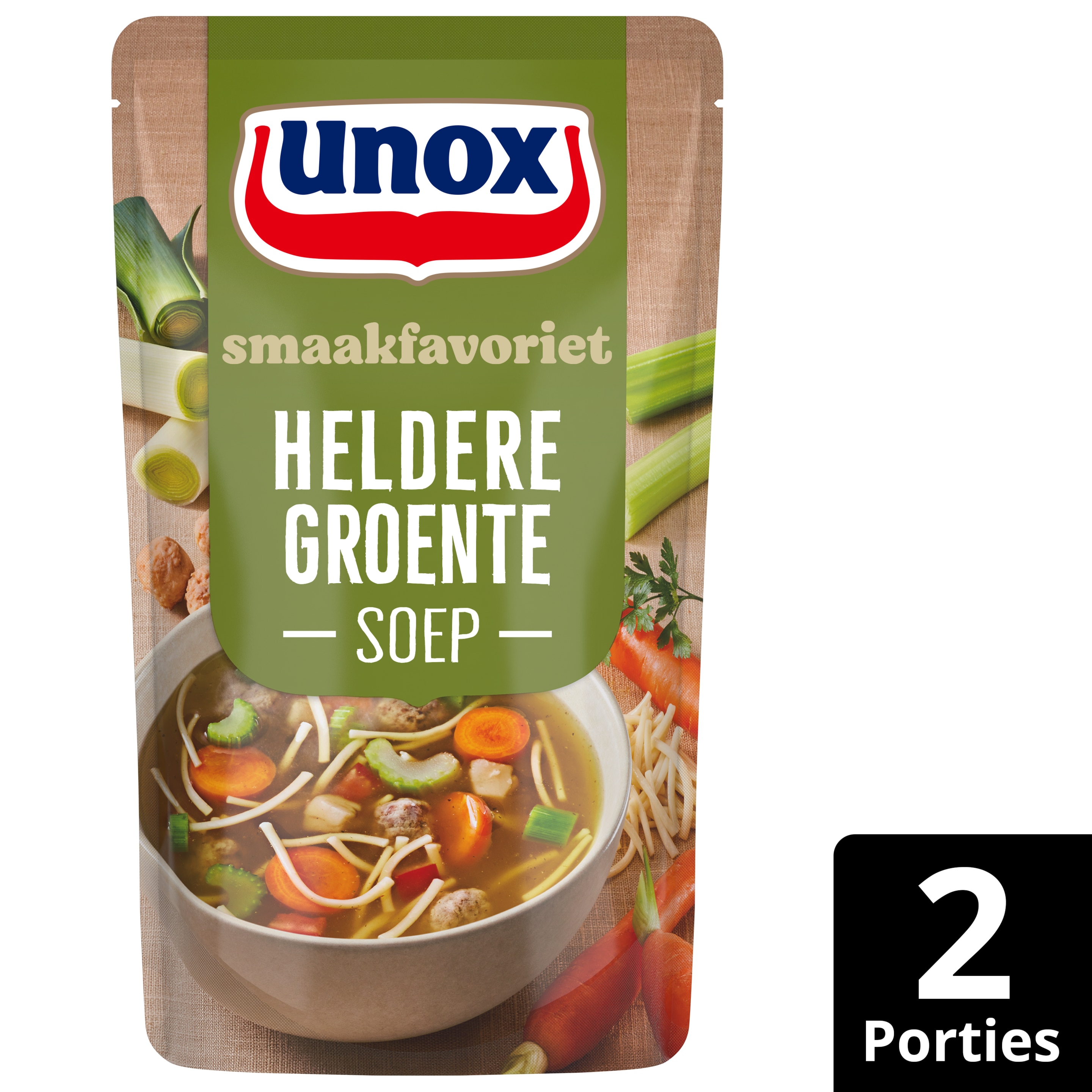Unox  Soep In Zak Groentesoep 570 ml packshot