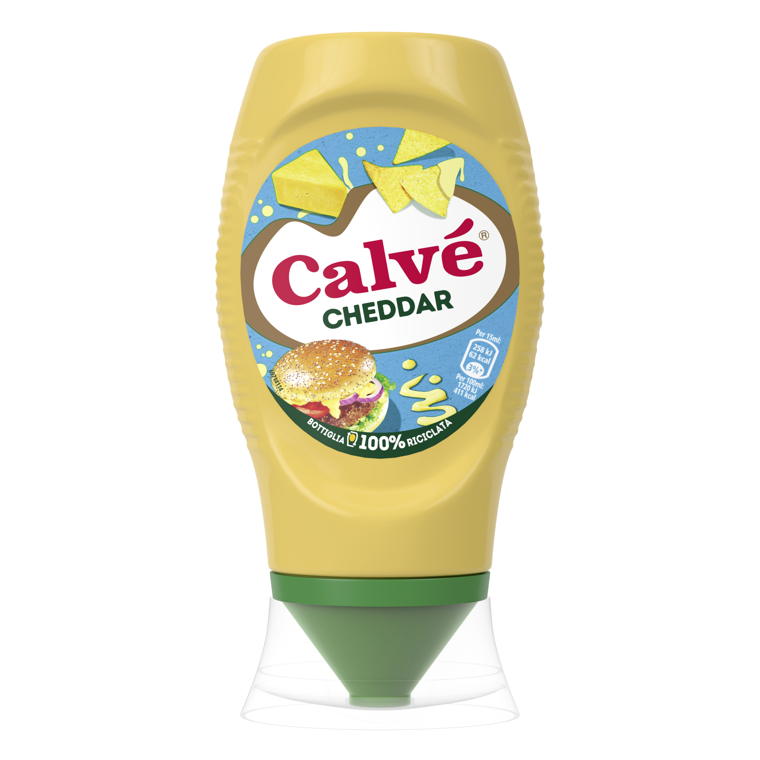 Salsa Cheddar Calvé packshot