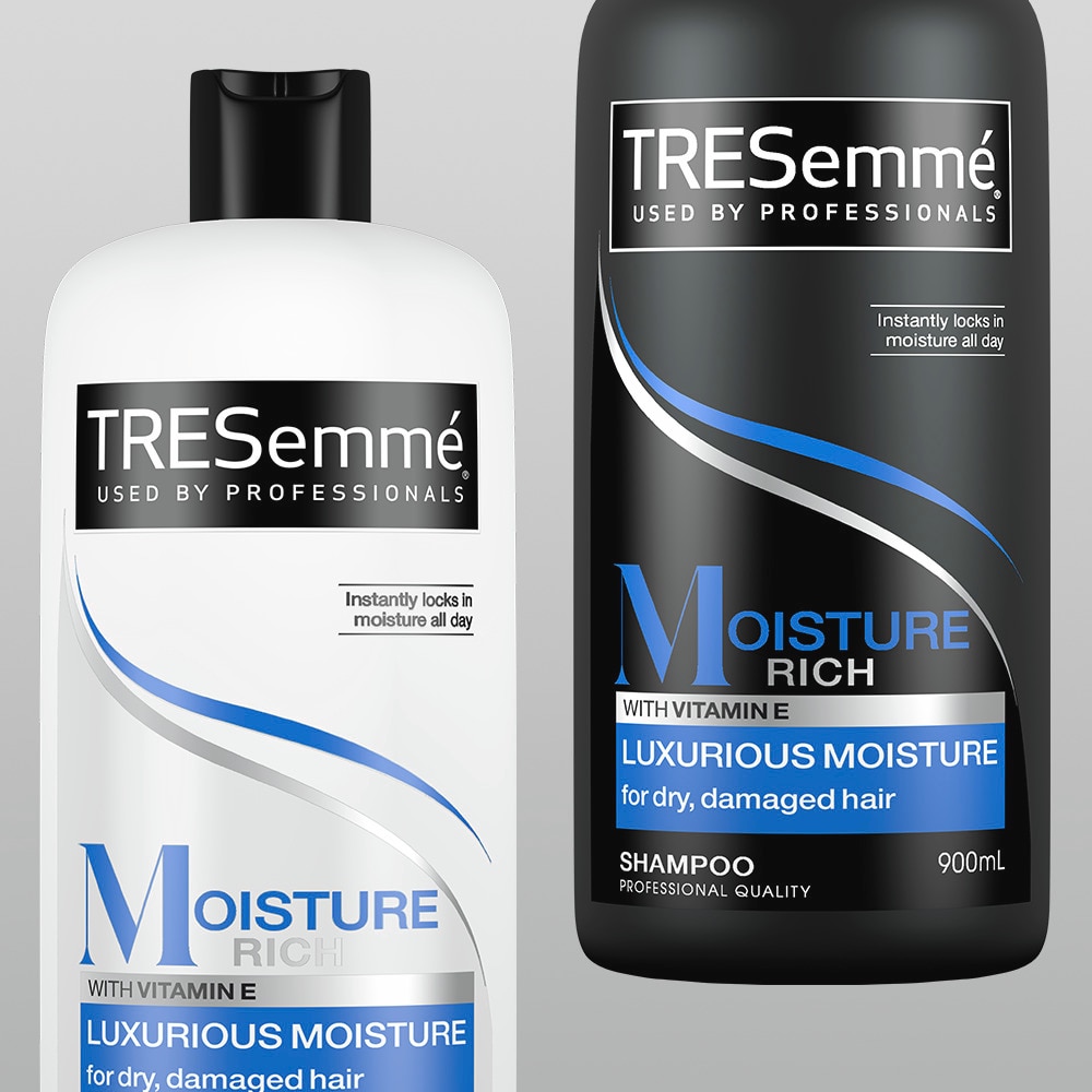 Produktbillede af TRESemmé Luxurious Moisture shampoo og balsam