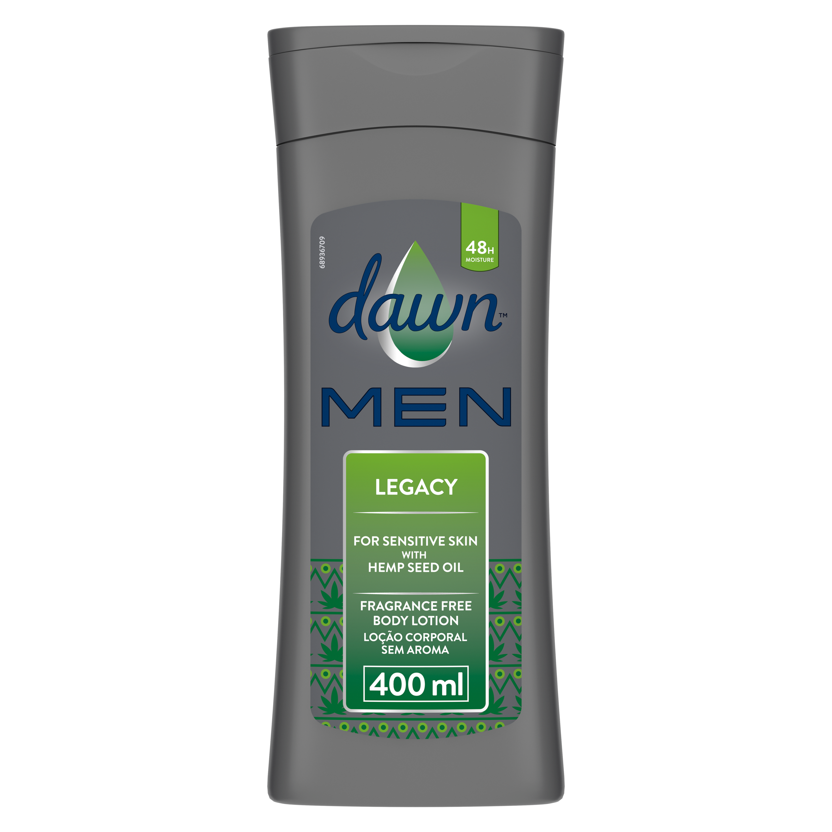 Dawn Men Legacy Fragrance Free Body Lotion 400ml
