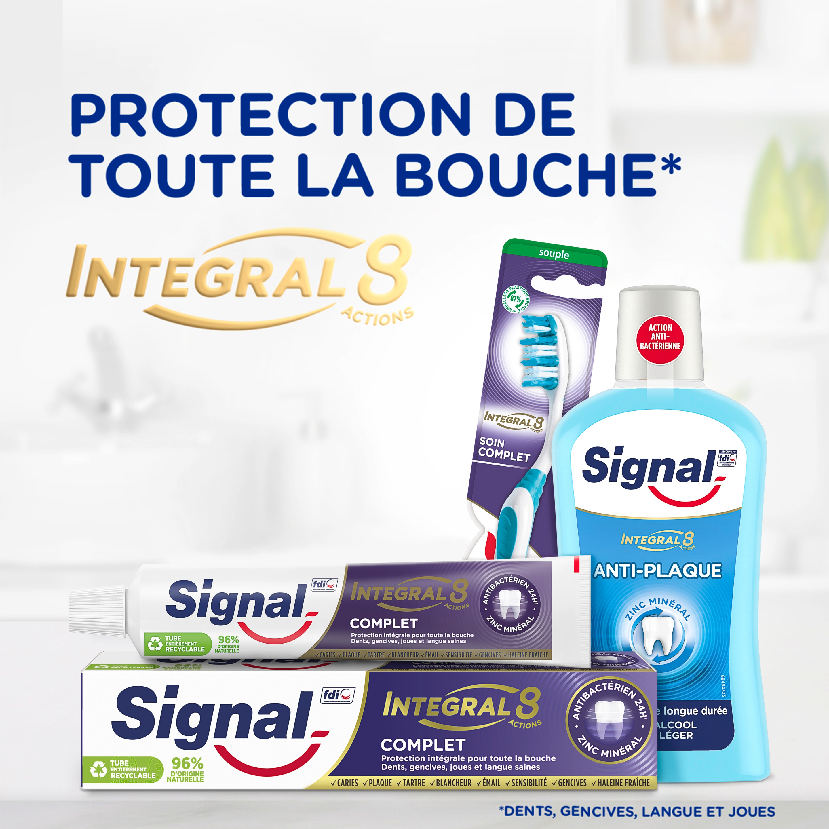 Signal Bain de Bouche Integral 8 Complet 500ml