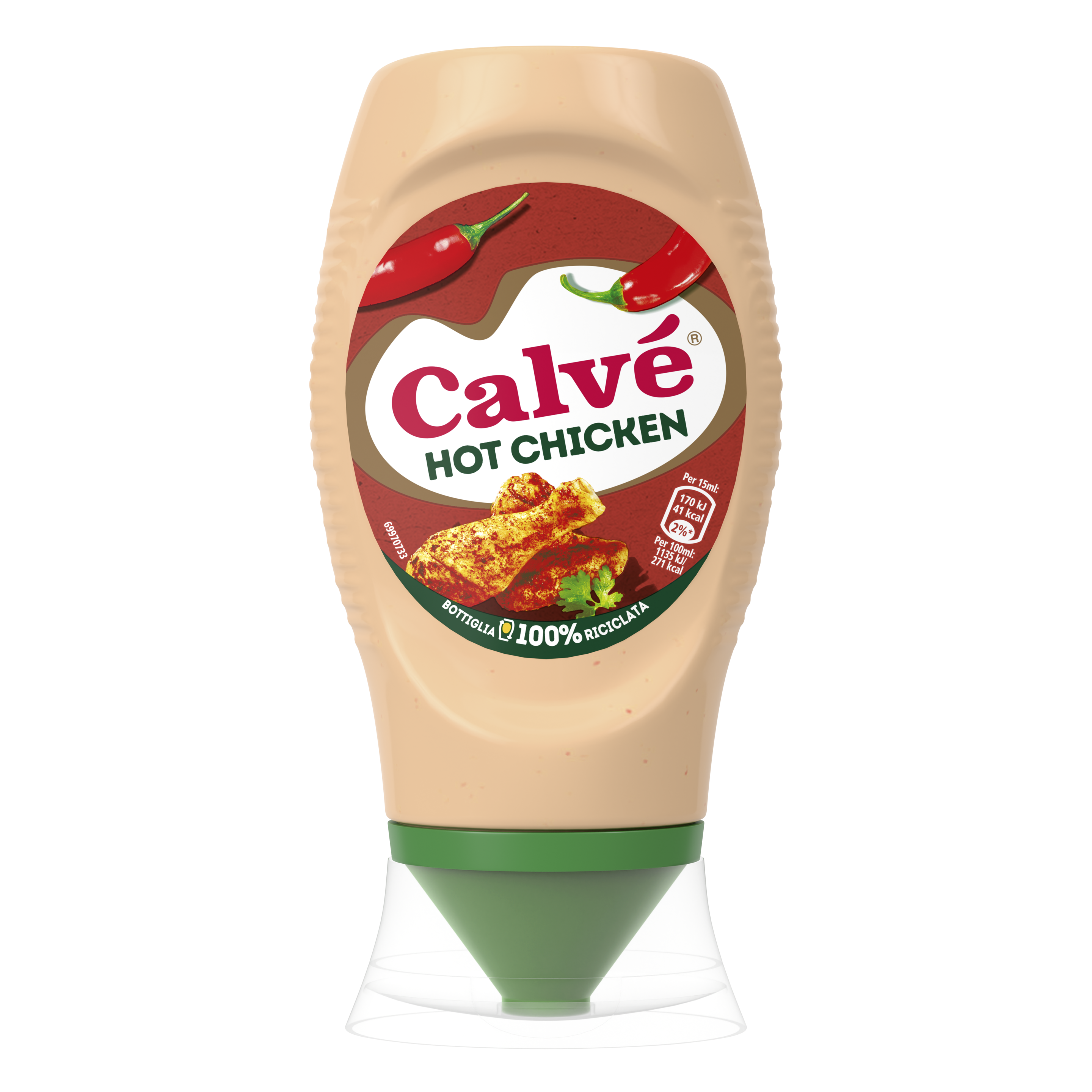 Salsa Hot Chicken Calvé packshot