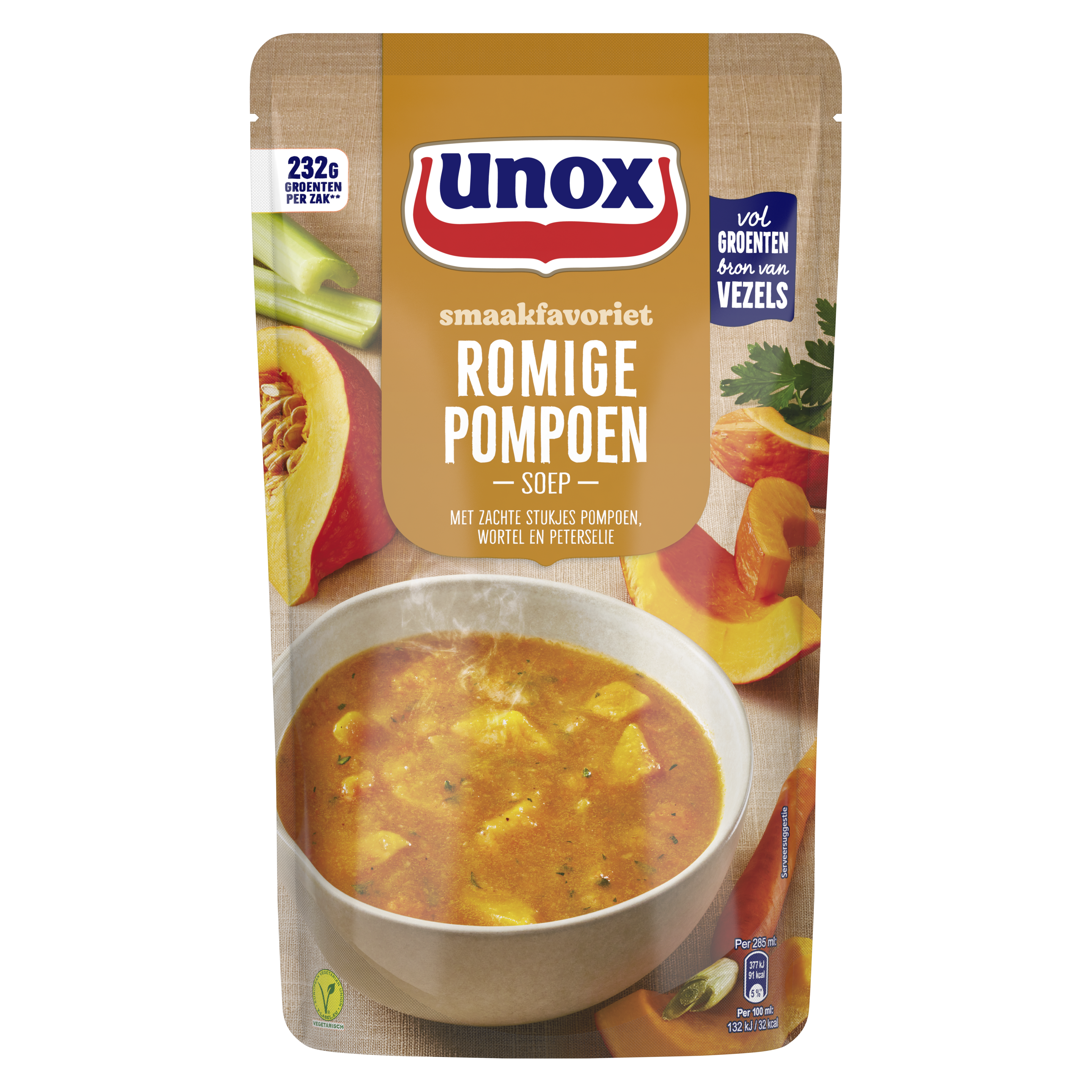 Unox  Soep In Zak Pompoensoep 570 ml