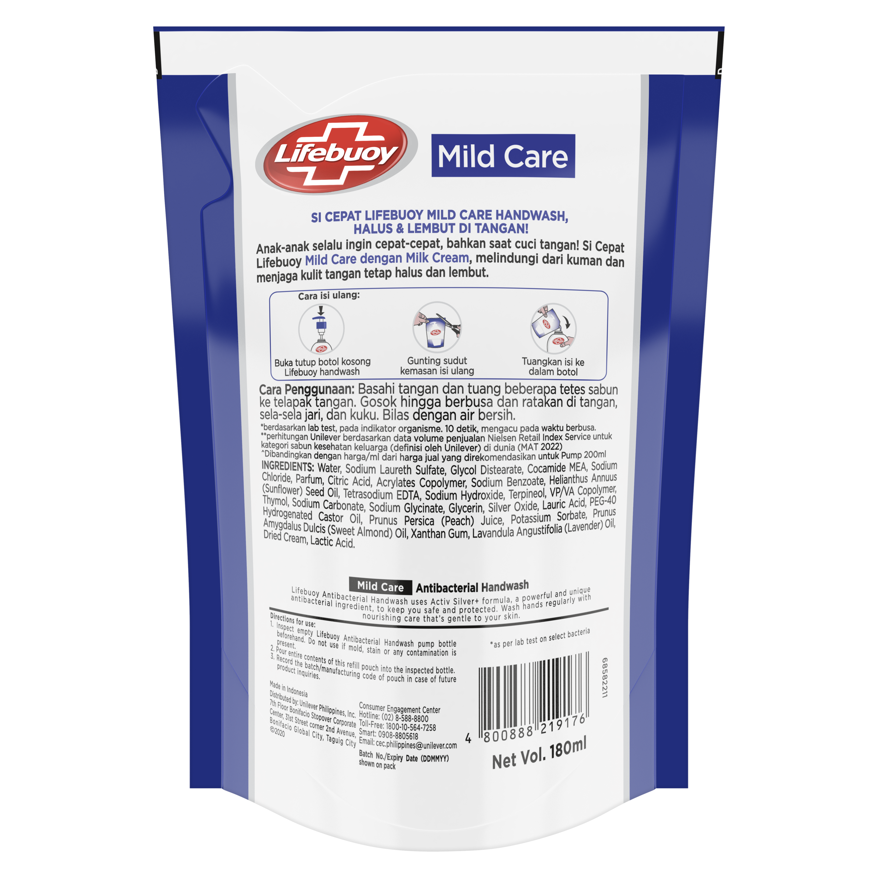 lifebuoy hand wash mild care refill