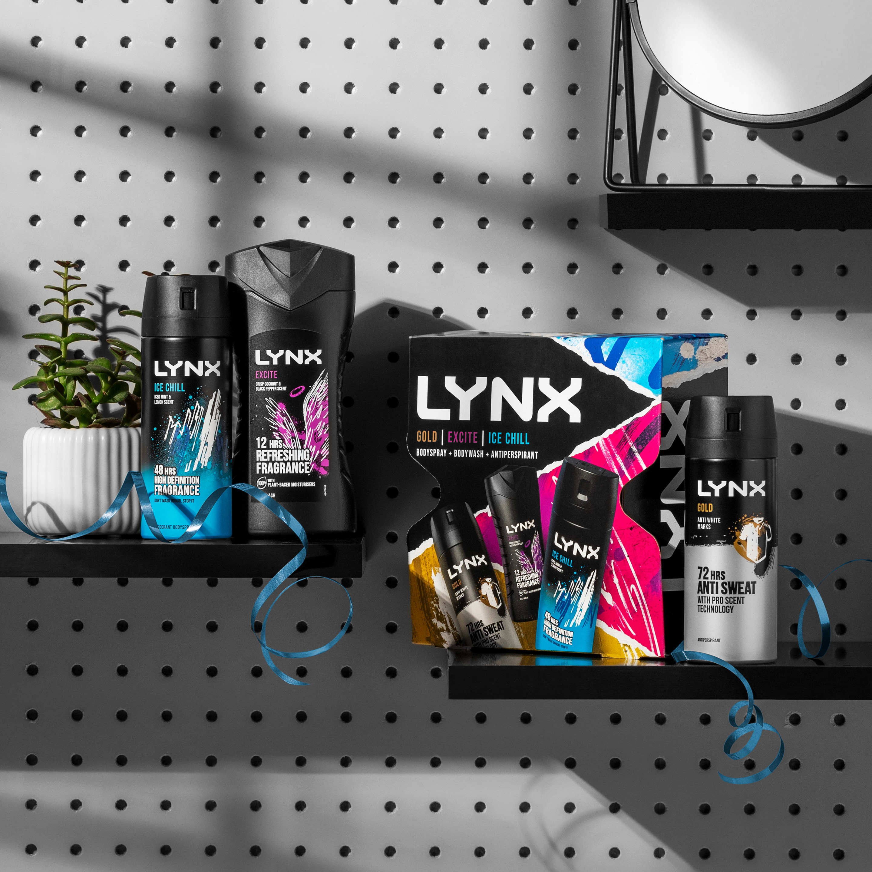 Lynx All Stars Trio & Body Scrub Gift Set 