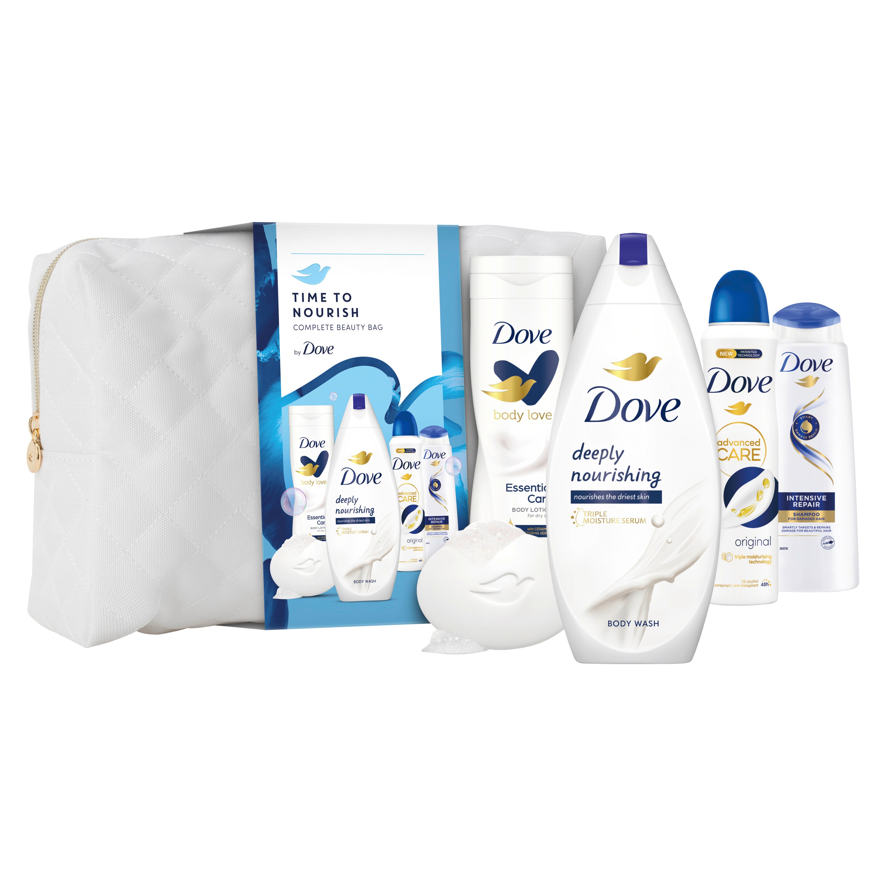 DOVE ORIGINAL SZÉPSÉGÁPOLÁSI AJÁNDÉKCSOMAG NESZESSZERREL