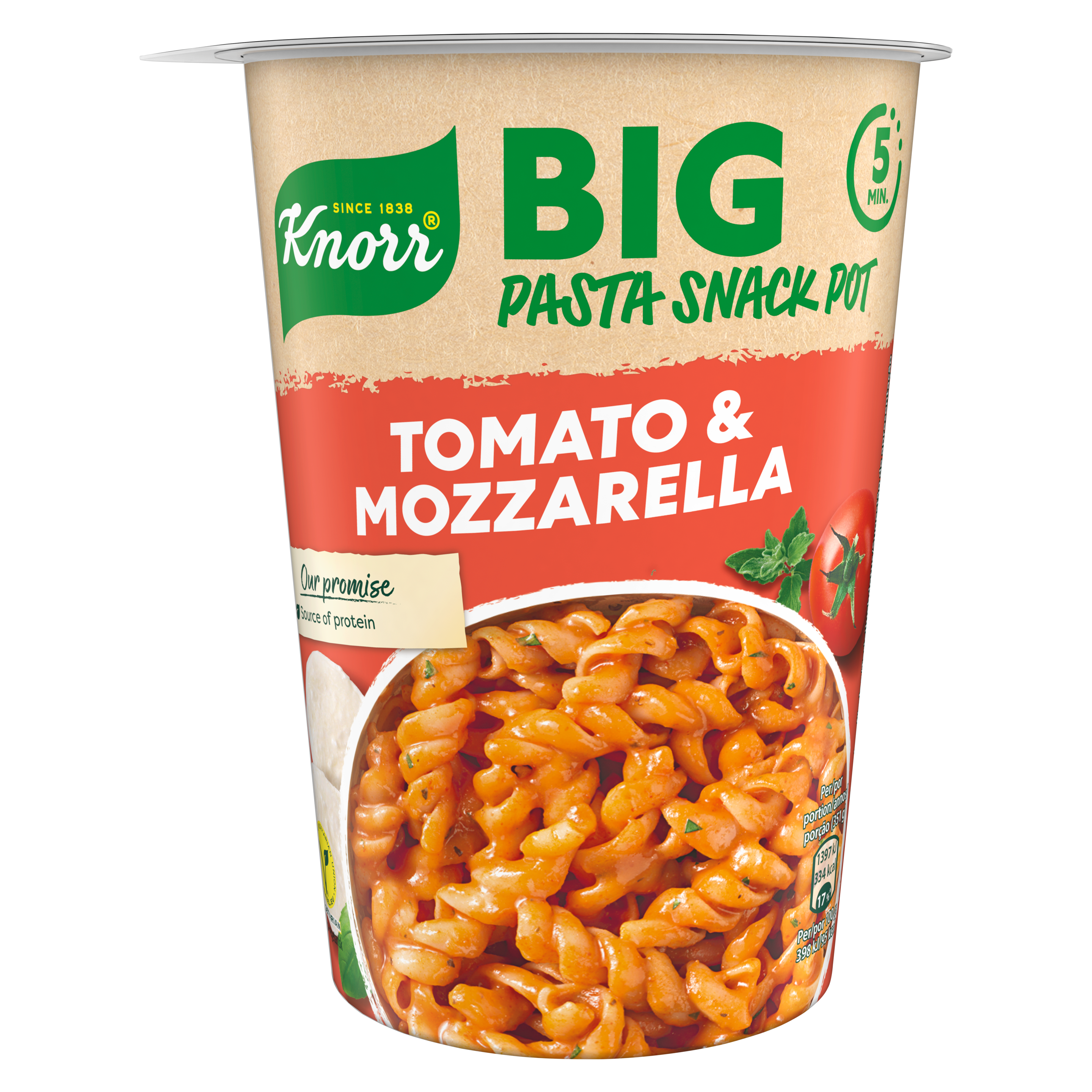 Snack Pot Big Tomaatti & Mozzarella