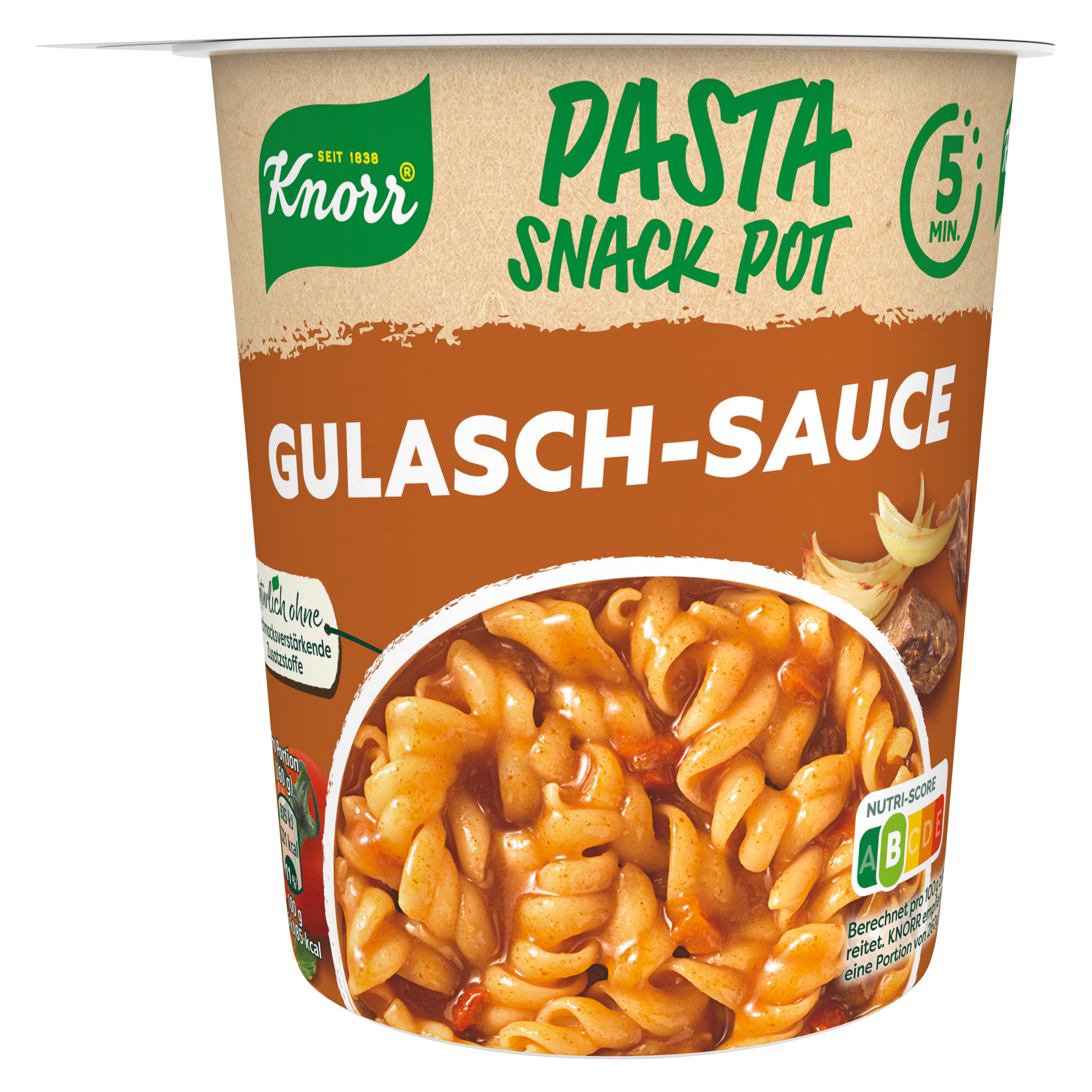Knorr Pasta Snack Pot Gulasch-Sauce 60g Becher
