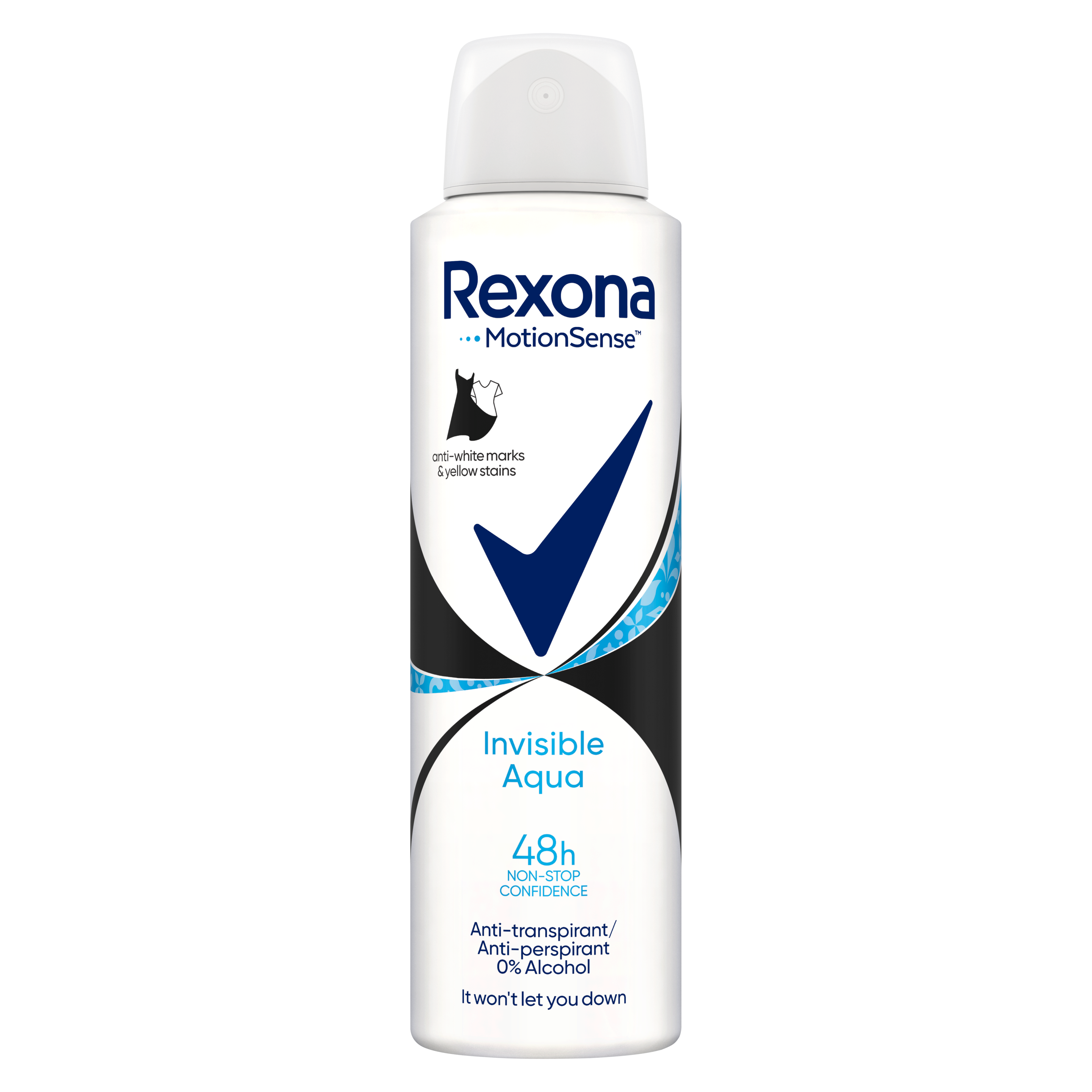 antyperspirant spray dla kobiet Invisible aqua 150 ml Rexona