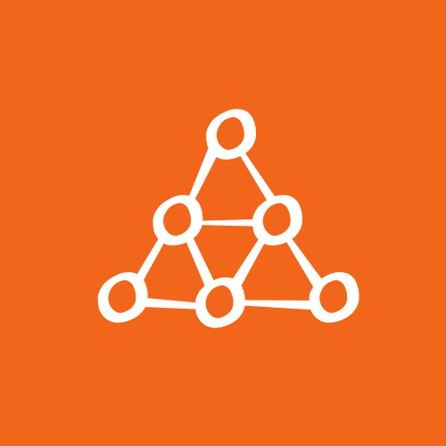 Orange logo for connections