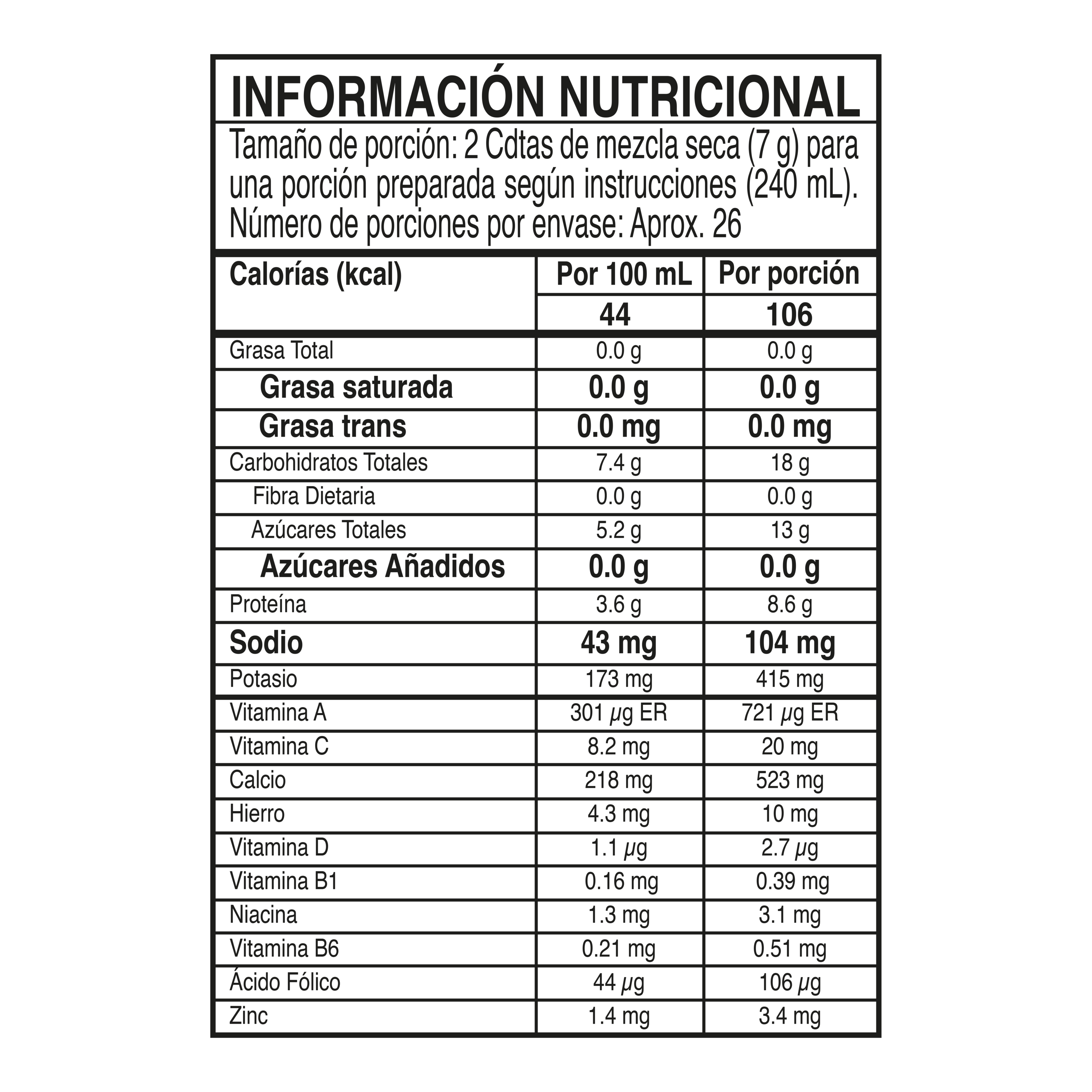 Maizena colada de Arequipe con vitaminas y minerales 180g