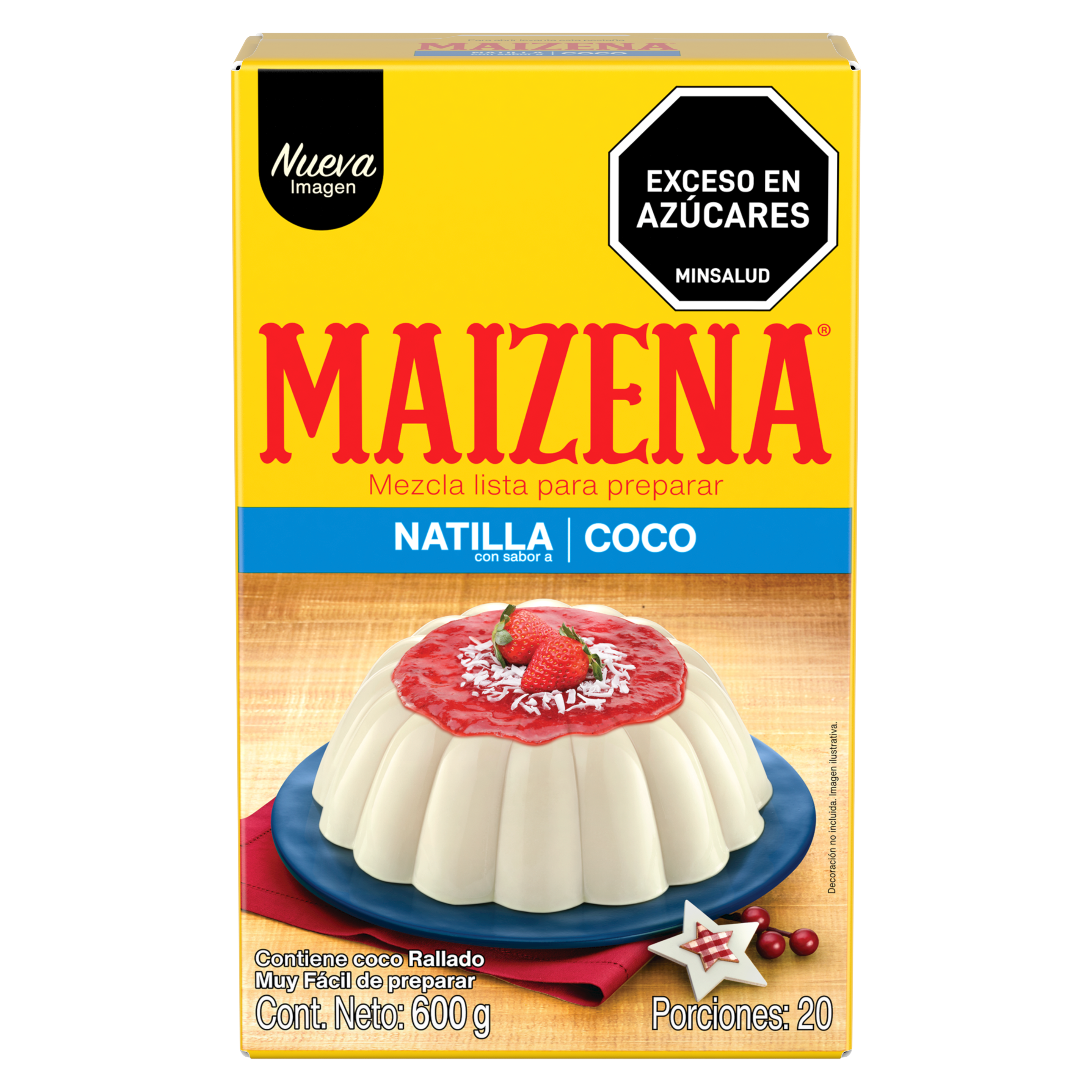 Natilla de coco