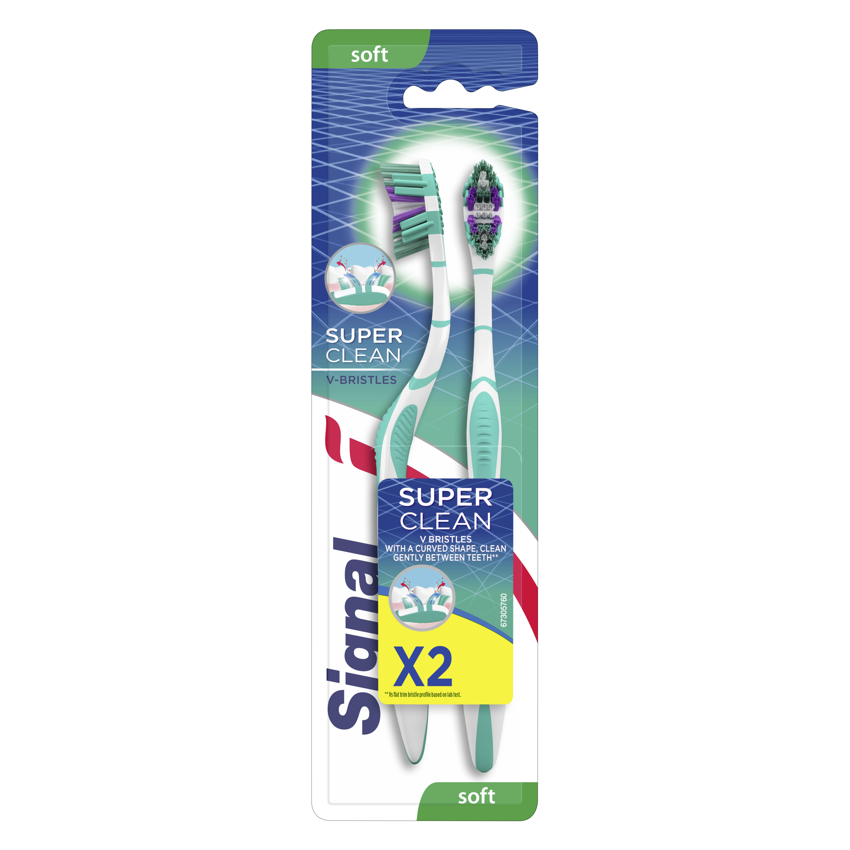 Signal fogkefe Super Clean soft duopack