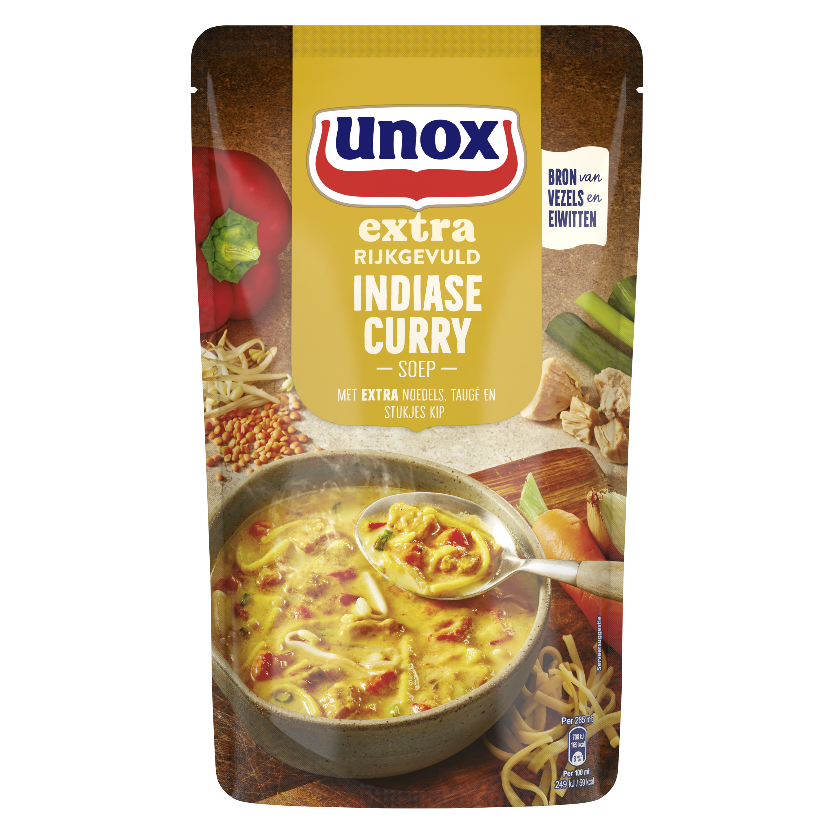 Unox  Soep In Zak Indiase Currysoep 570 ml