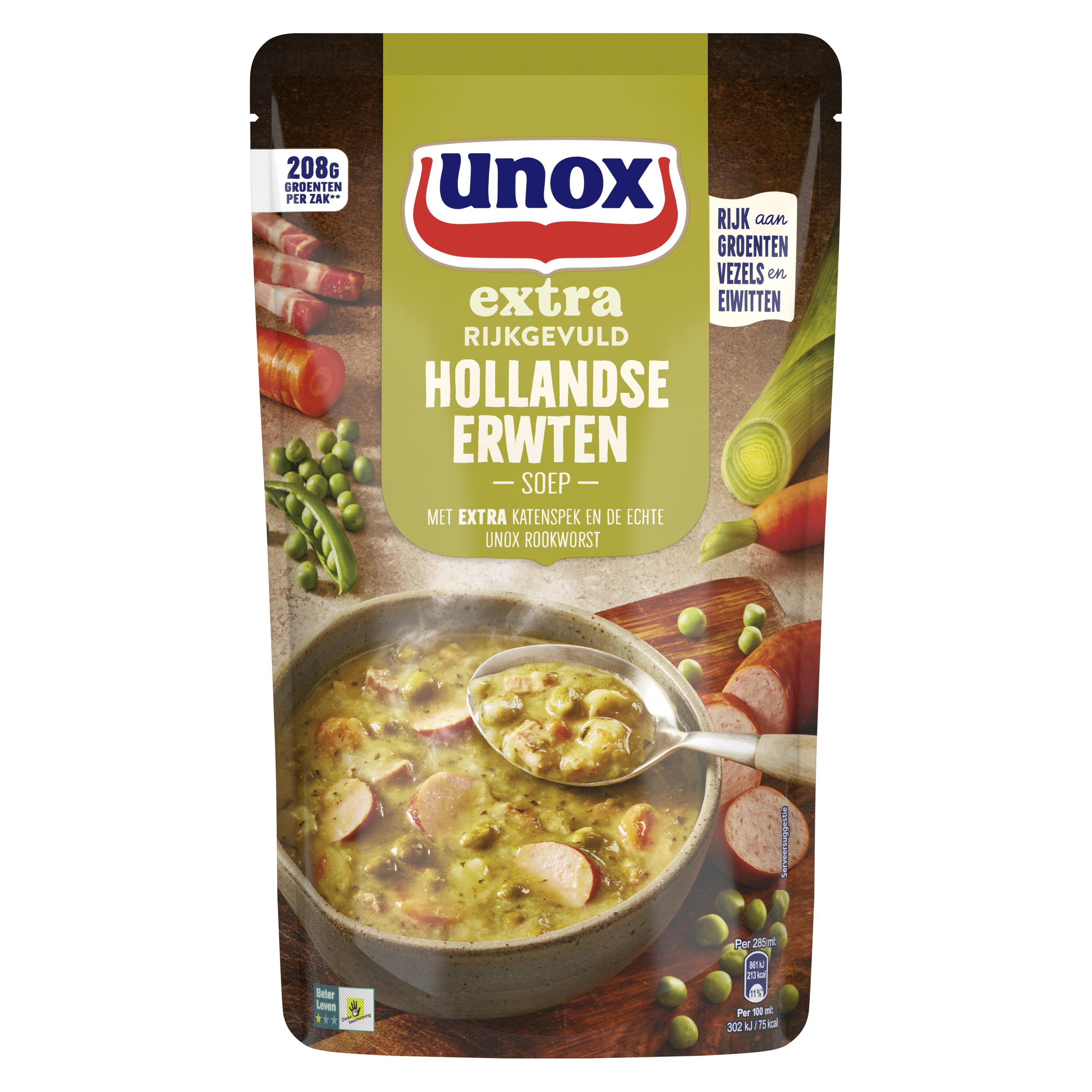 Unox  Soep In Zak Erwtensoep 570 ml