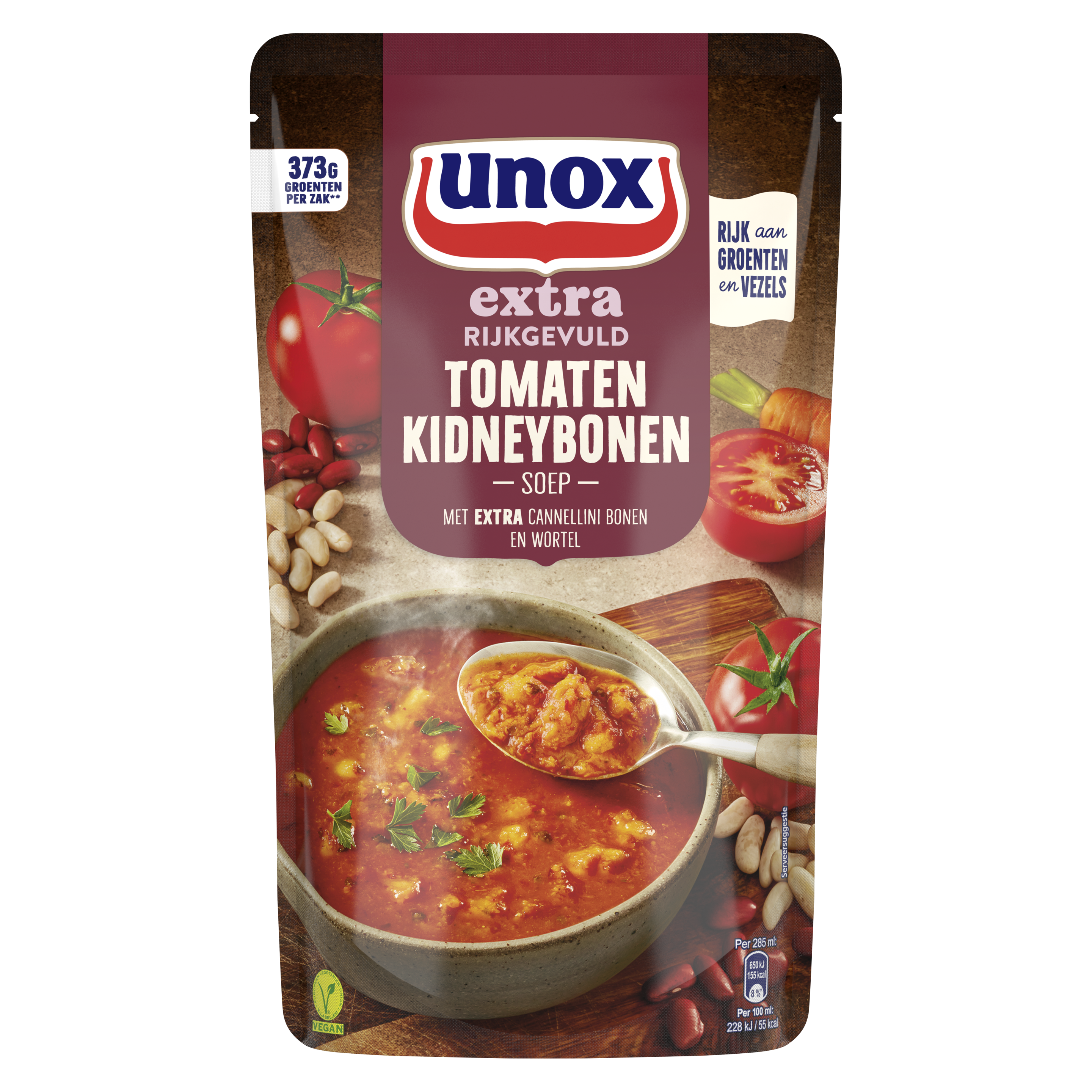 Unox Soep in Zak Tomaten Kidneybonen 570ml