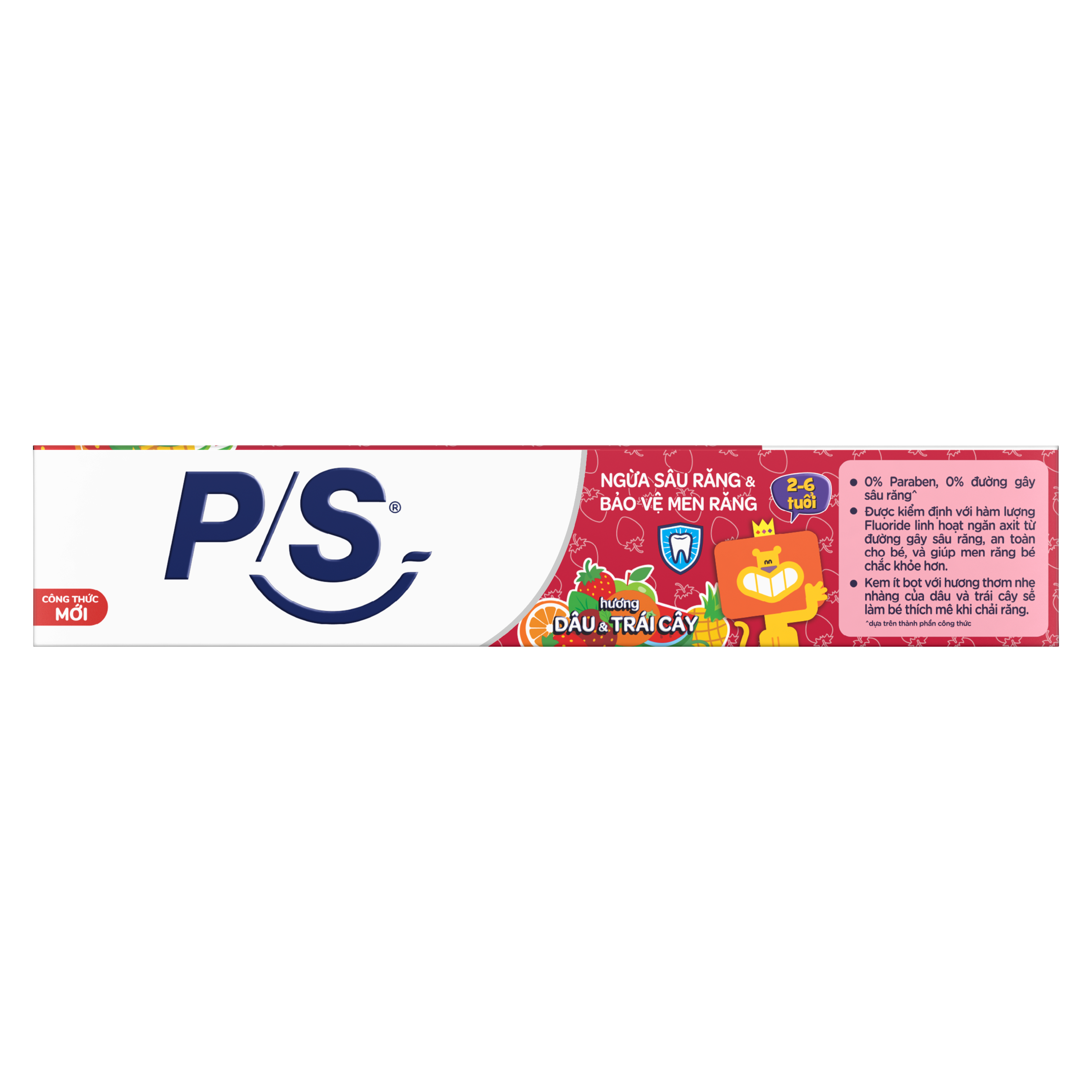 P/S Trẻ Em 2-6 tuổi Hương Dâu & Trái Cây