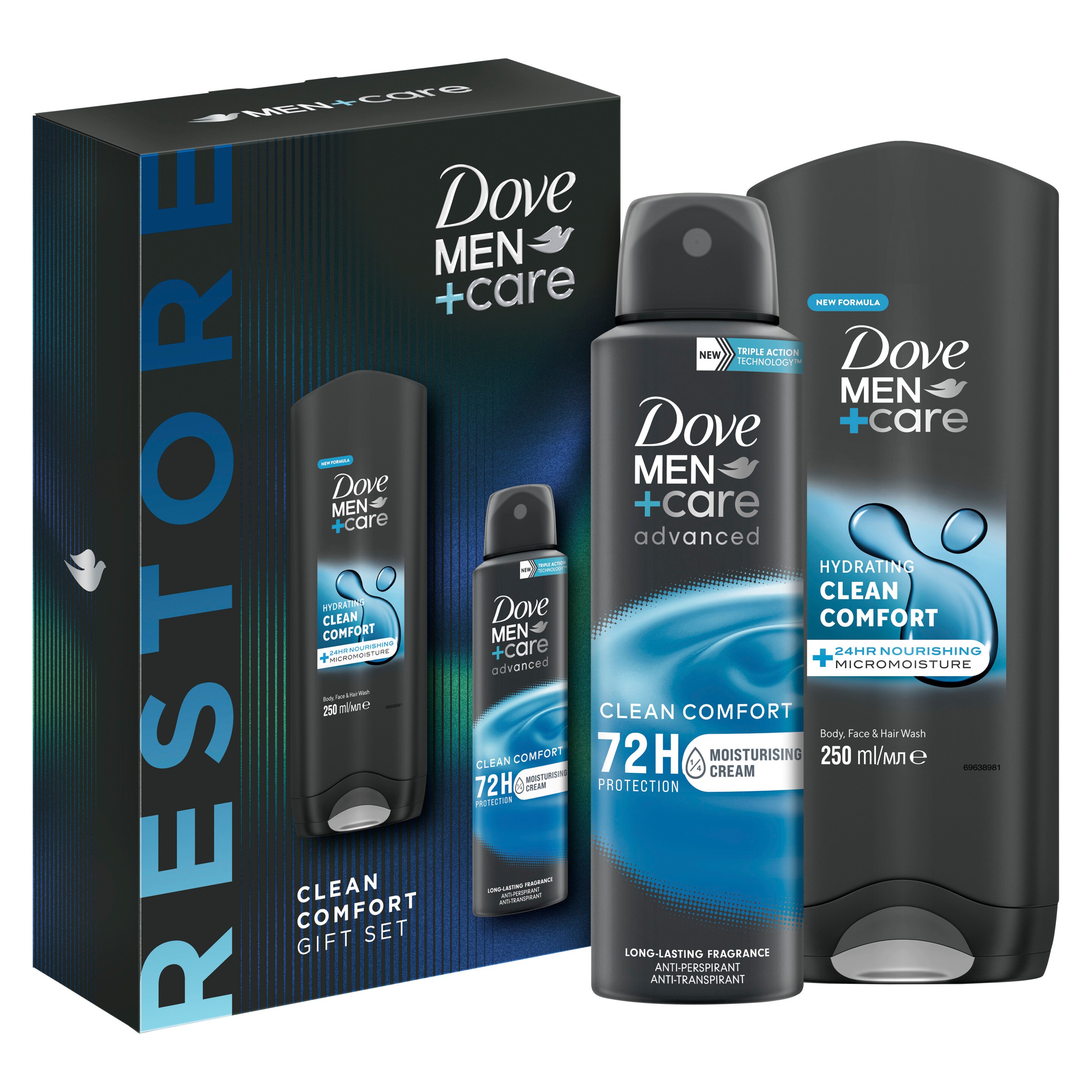 DOVE MEN+CARE CLEAN COMFORT AJÁNDÉKCSOMAG