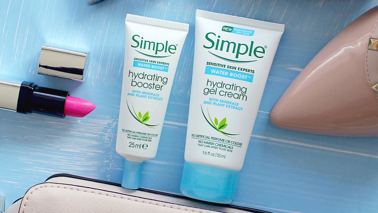 Simple Hydrating booster and gel cream