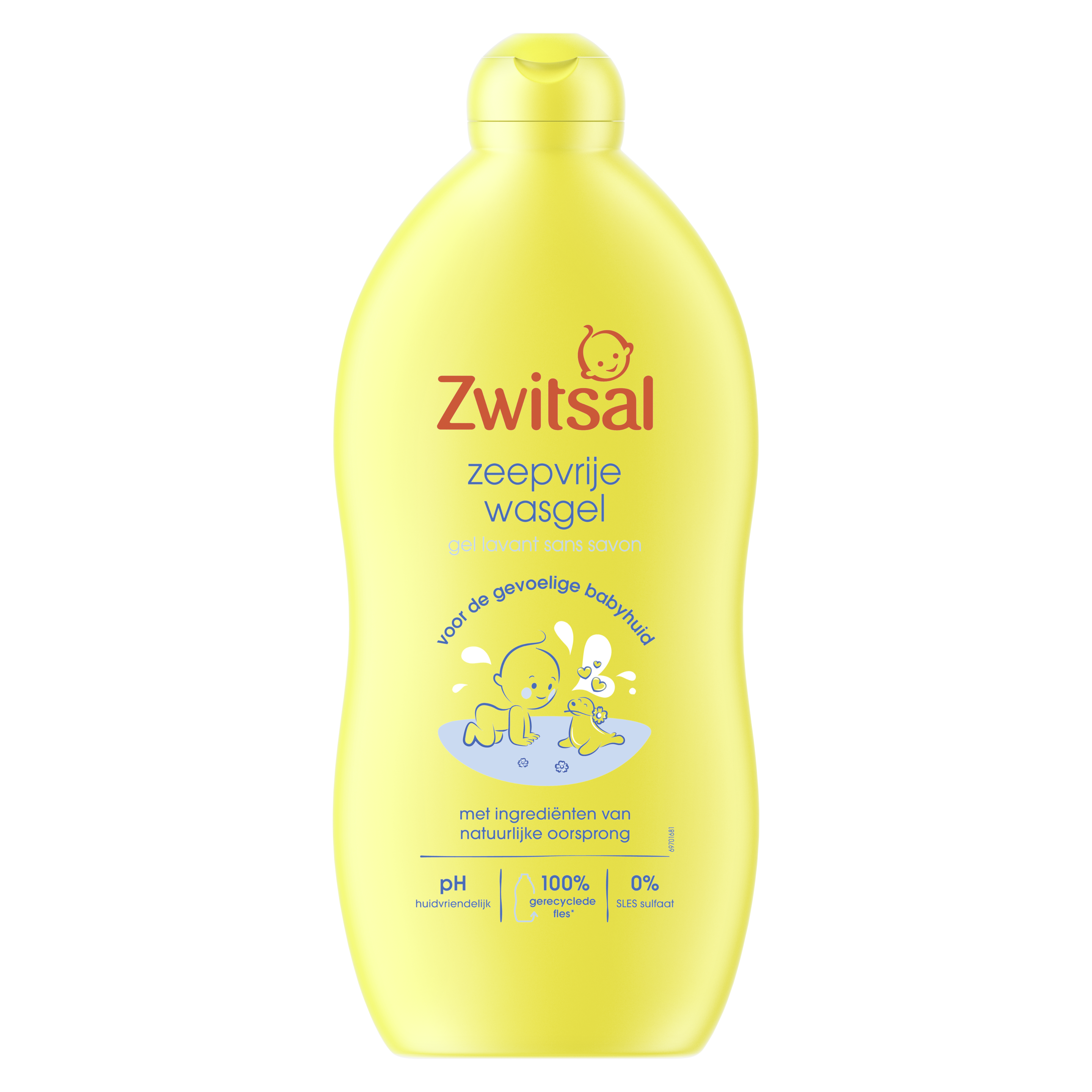 Zwitsal  Zeepvrije Wasgel 700 ml