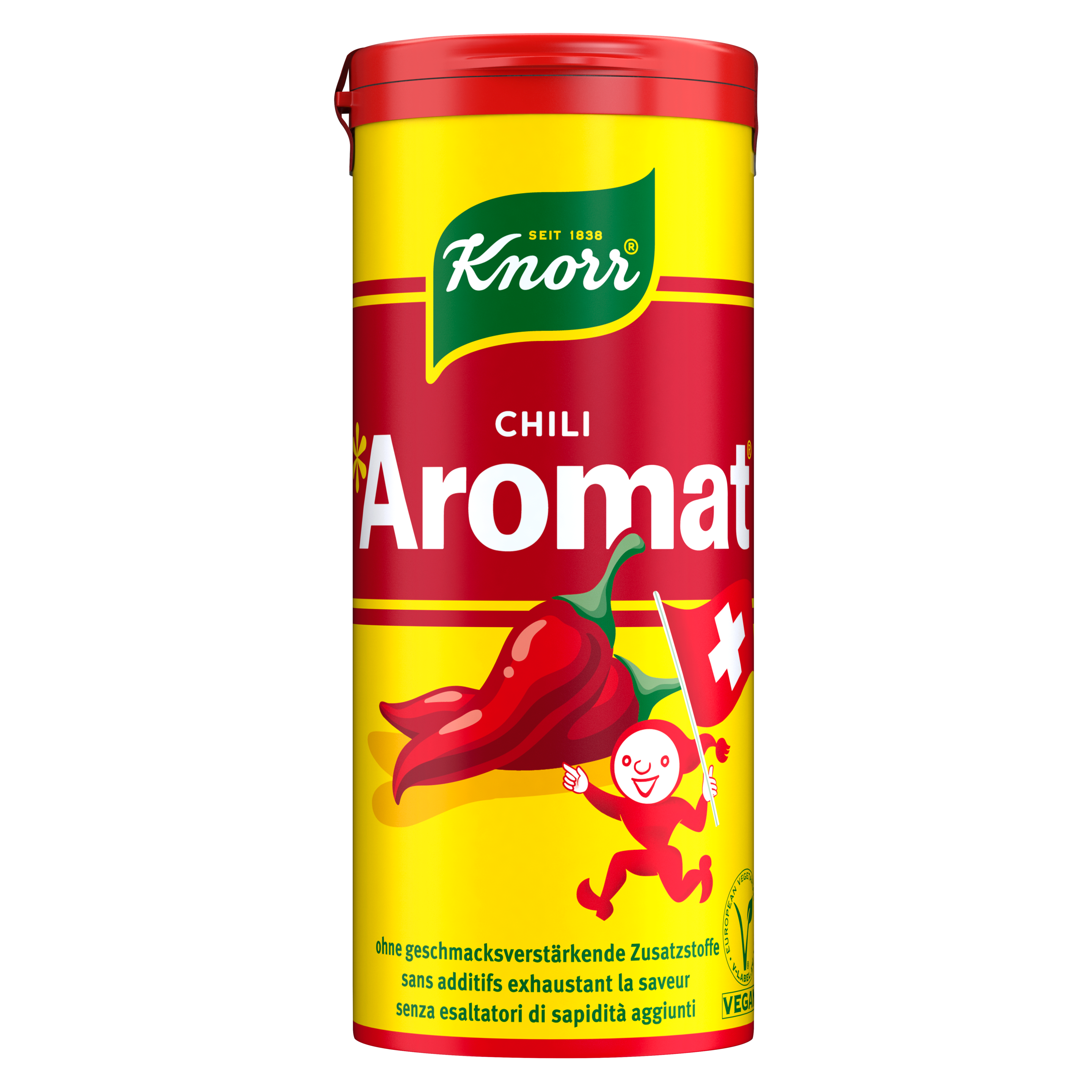 KNORR Aromat Condiment en poudre Chili 90 g Saupoudreuse