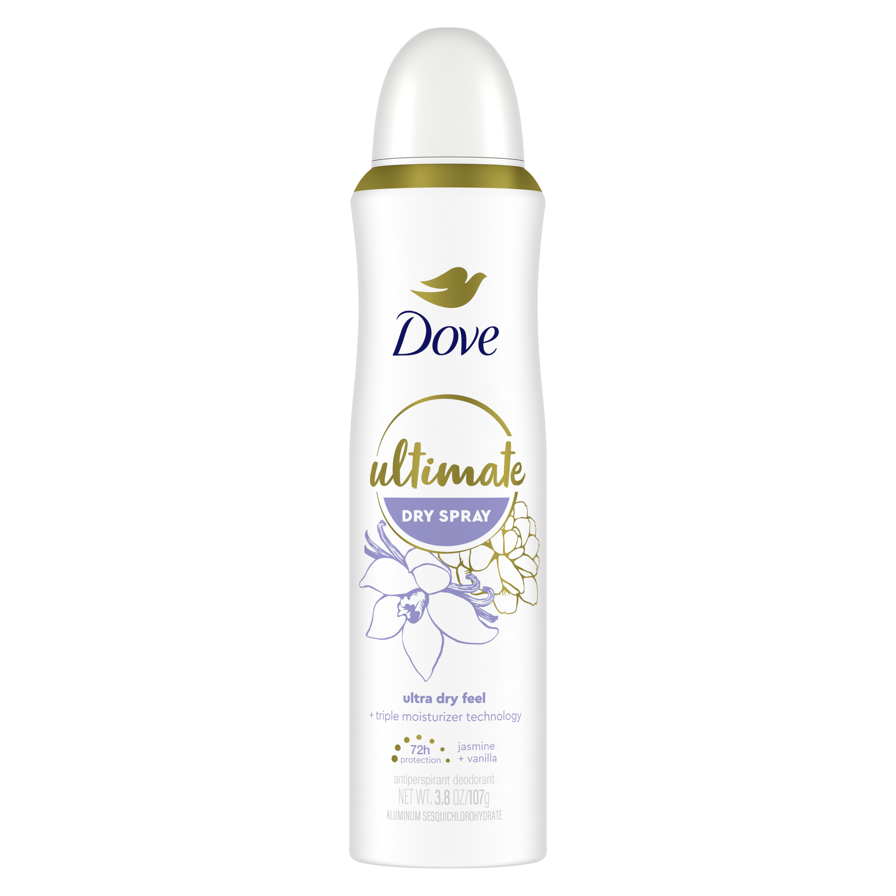 Dove Ultimate Antiperspirant Deodorant Dry Spray Jasmine & Vanilla