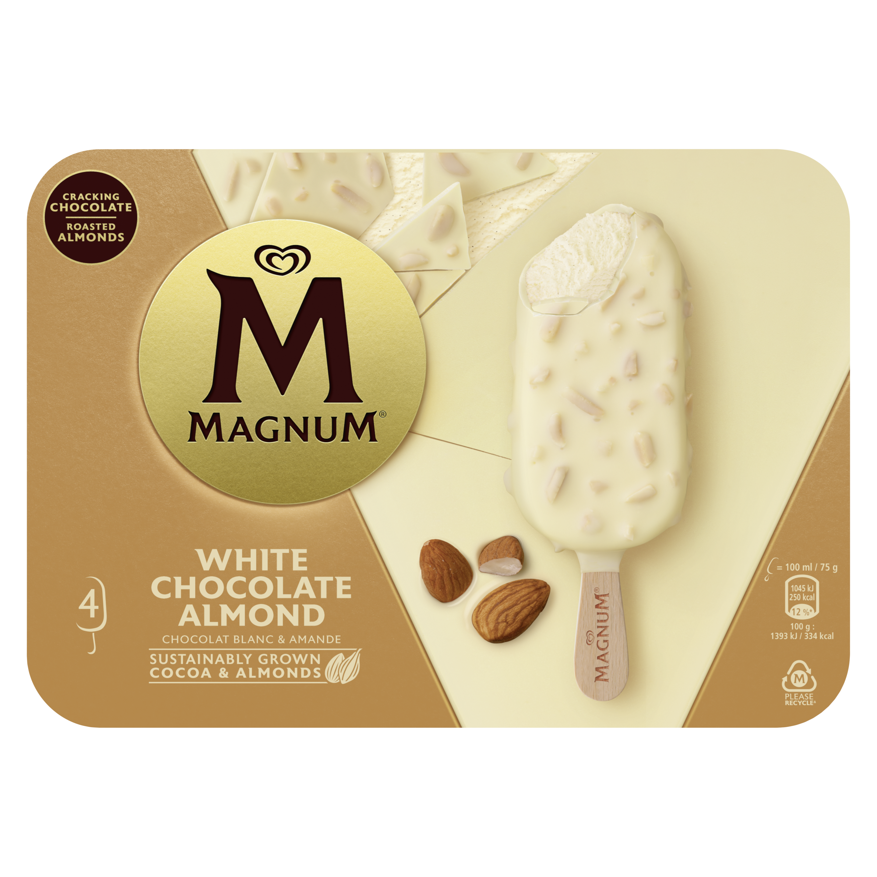 Magnum Bâtonnet Blanc Amande