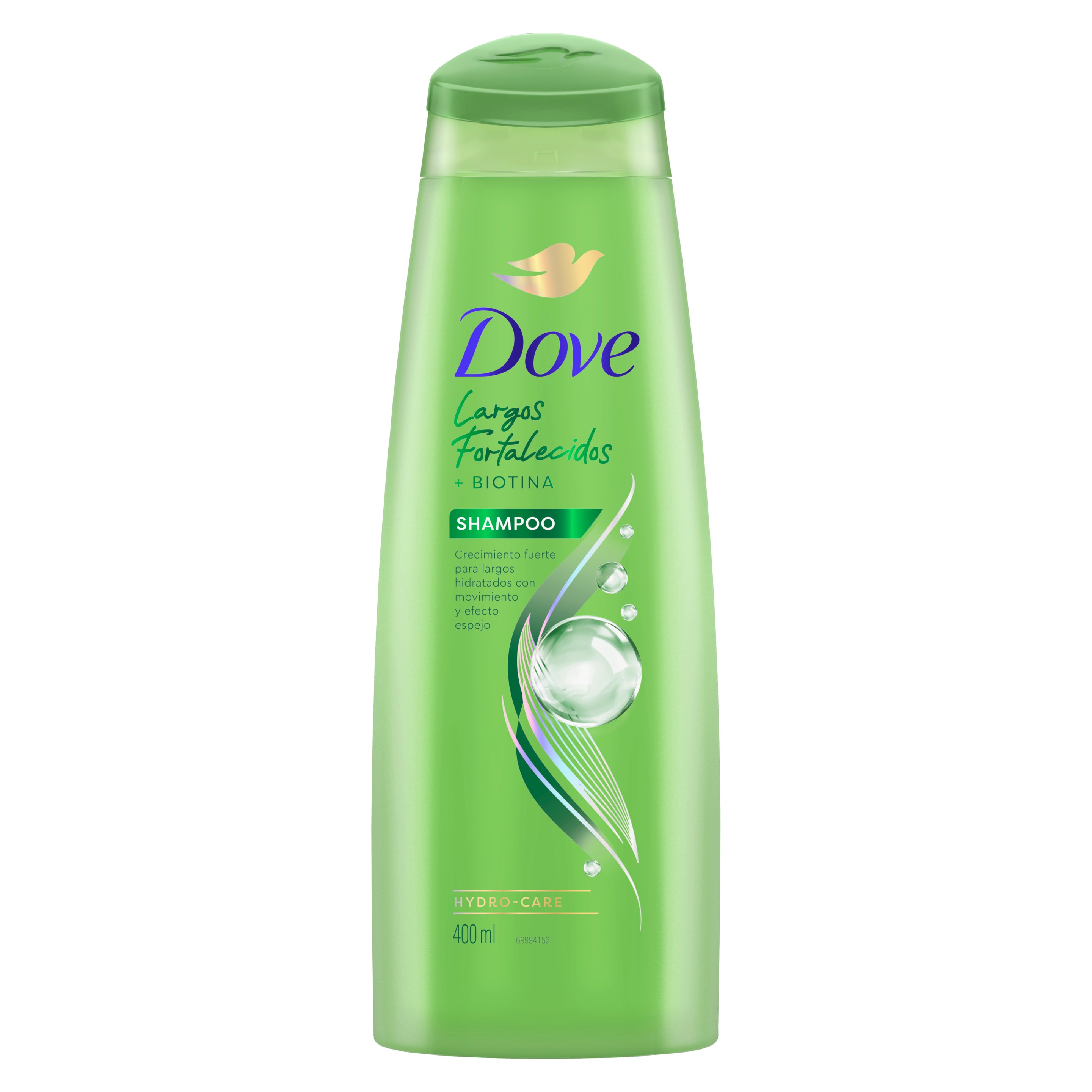 Imagen de envase Dove Shampoo Largos Fortalecidos 400ml