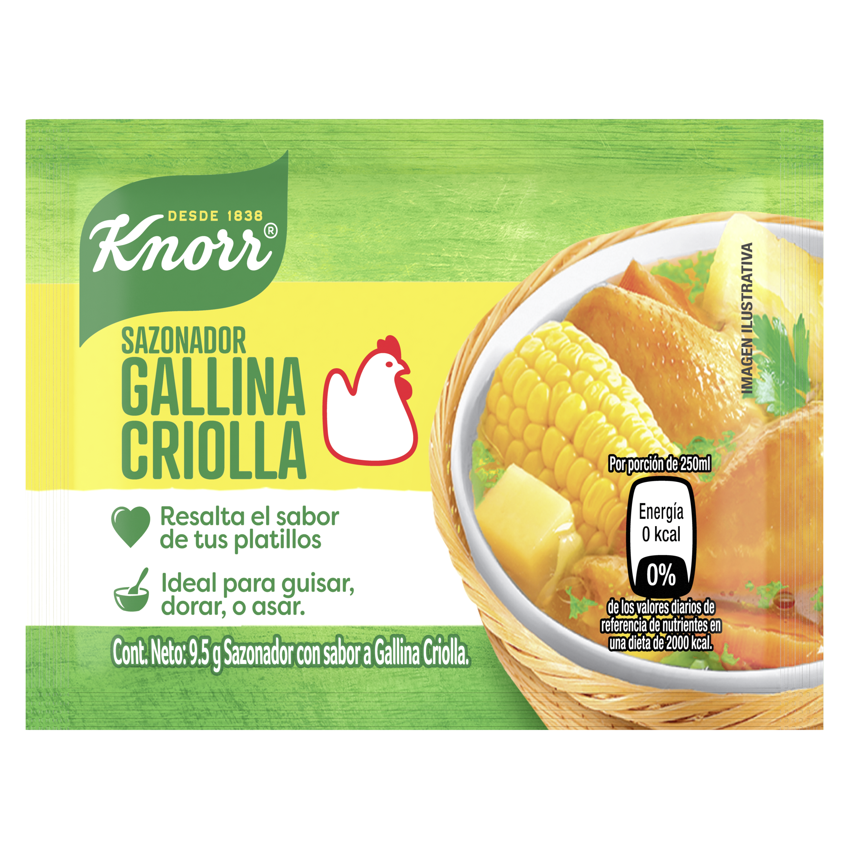 Sazonador de Gallina Criolla Knorr packshot