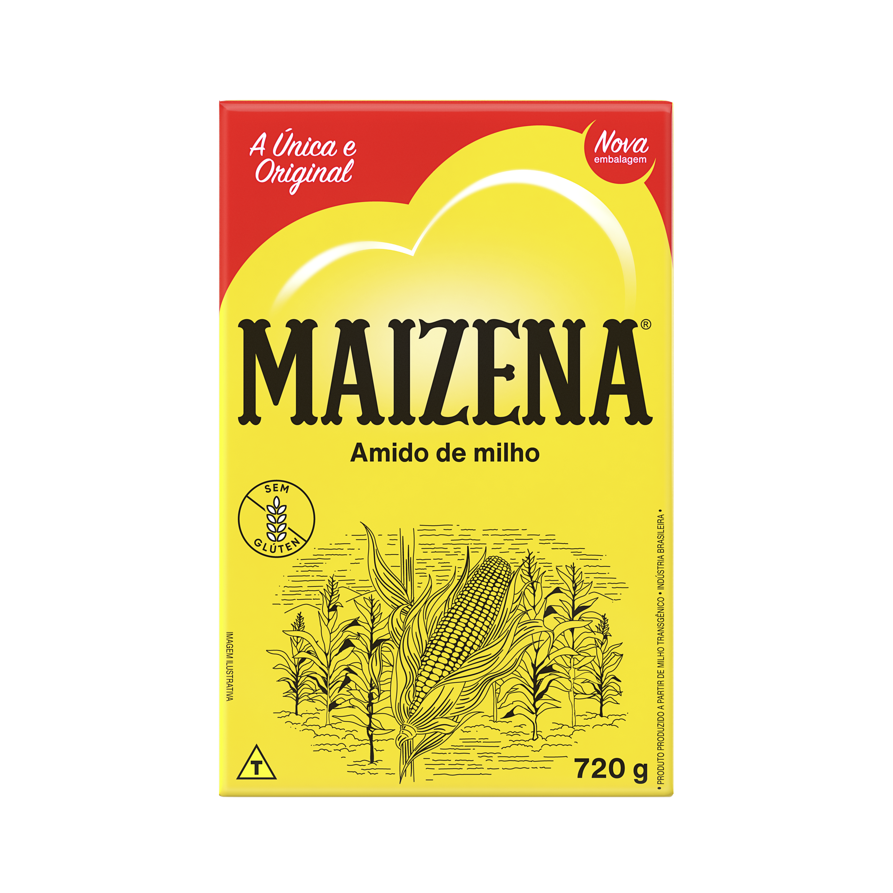 Caixa de amido de milho Maizena 720g
