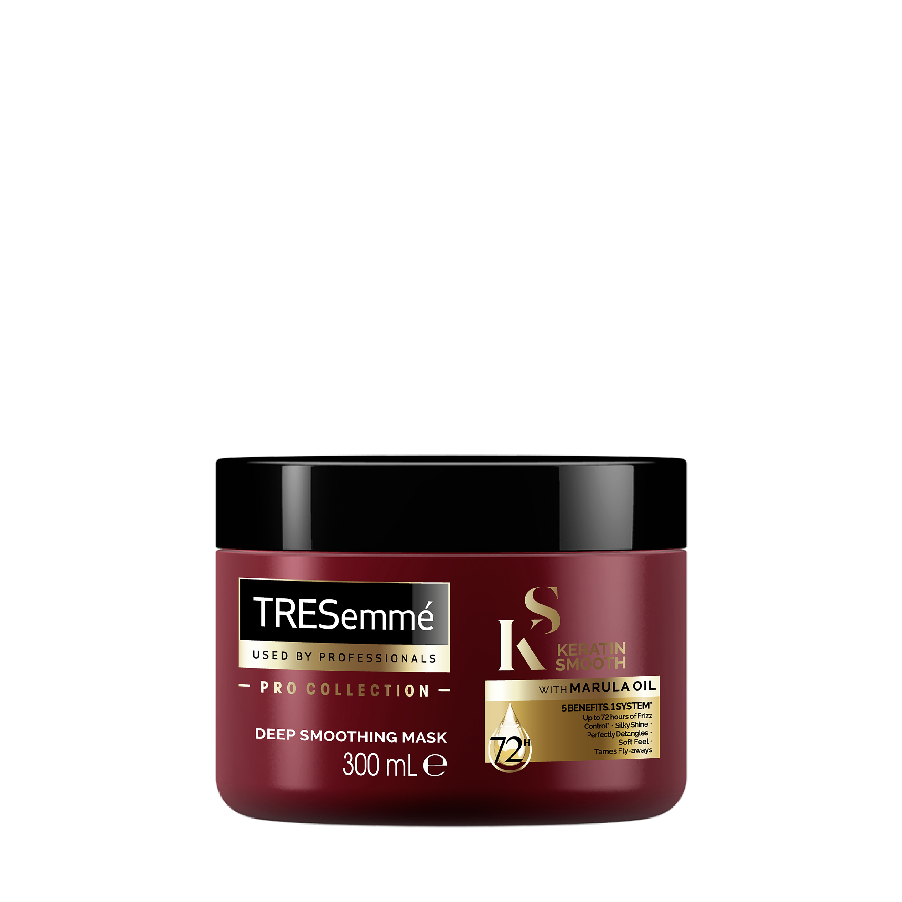 A 300ml pot of TRESemmé Keratin Smooth Mask front of pack image