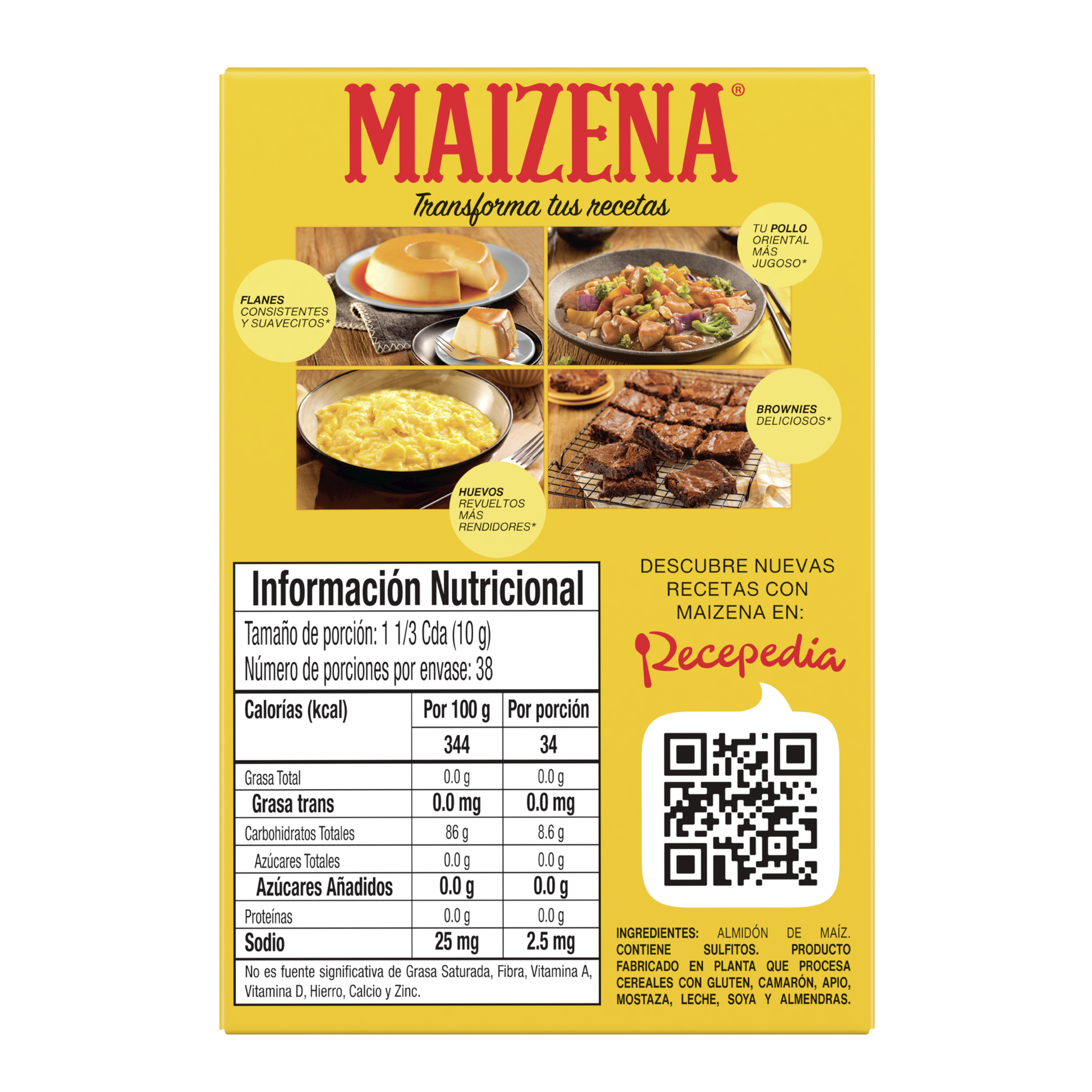 Maizena fécula de Maíz 380g