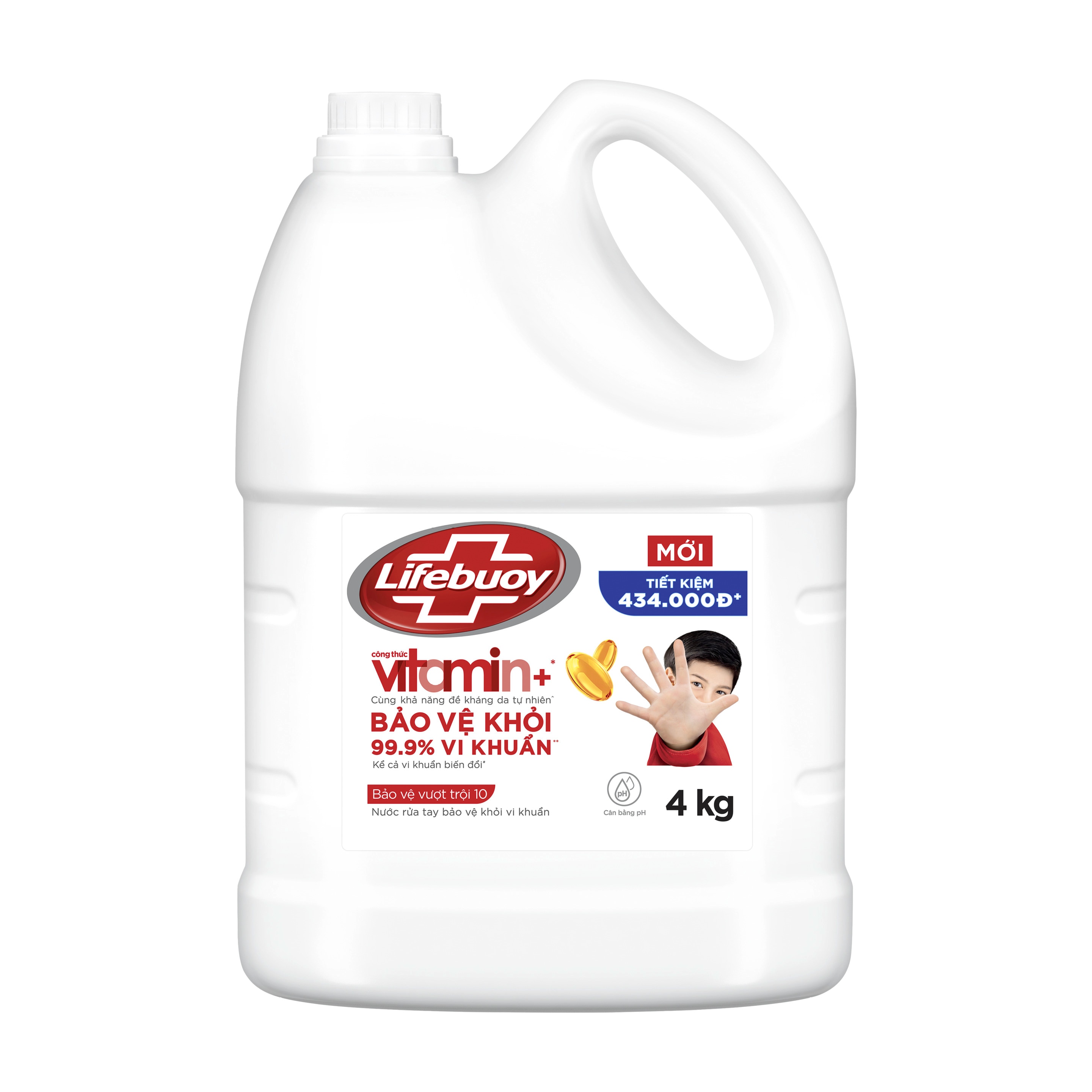 Nước Rửa Tay Lifebuoy Vitamin Bảo Vệ Vượt Trội 10 (Can) packshot