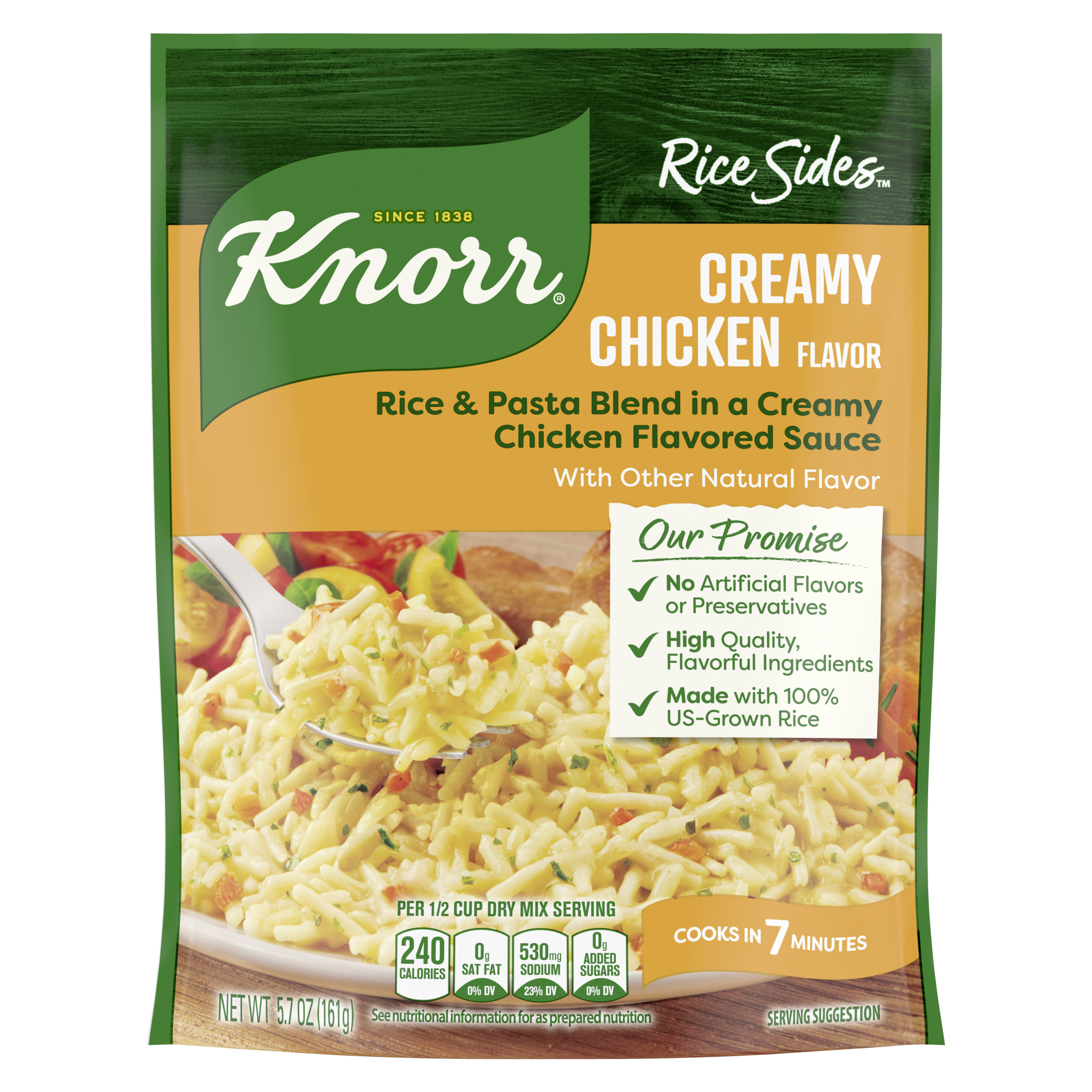 Creamy Chicken Rice Side | Knorr US