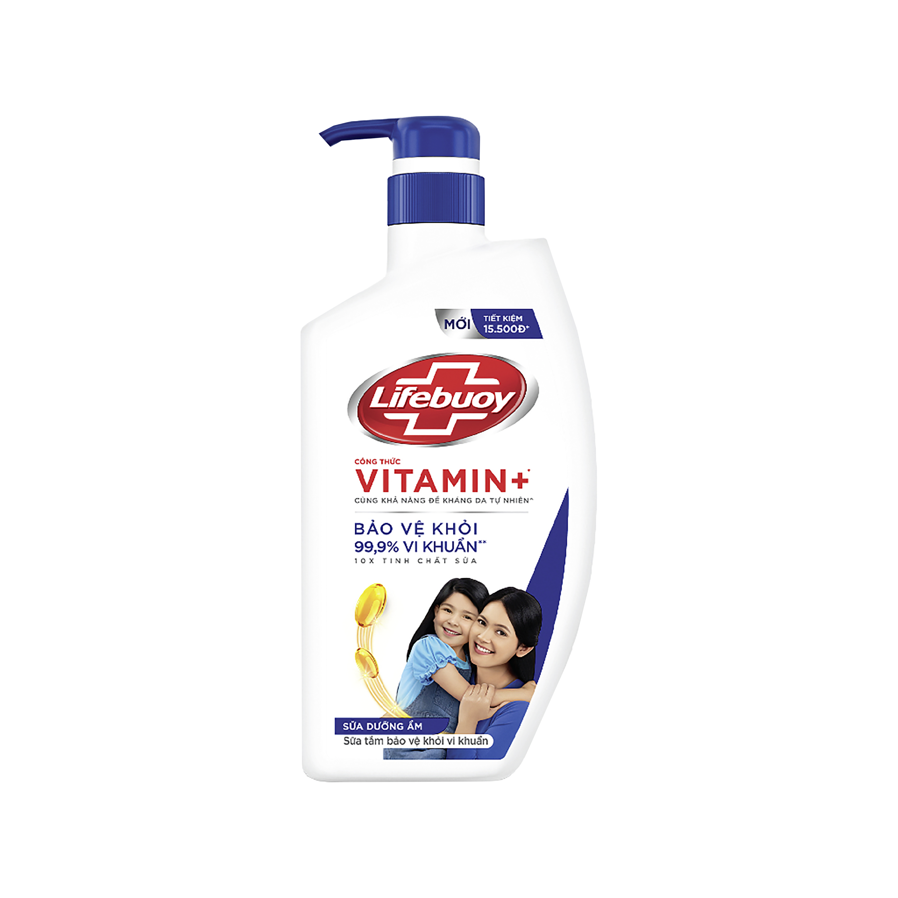Sữa Tắm Lifebuoy Công thức Vitamin+ sữa dưỡng ẩm CHAI CŨ (Chai)