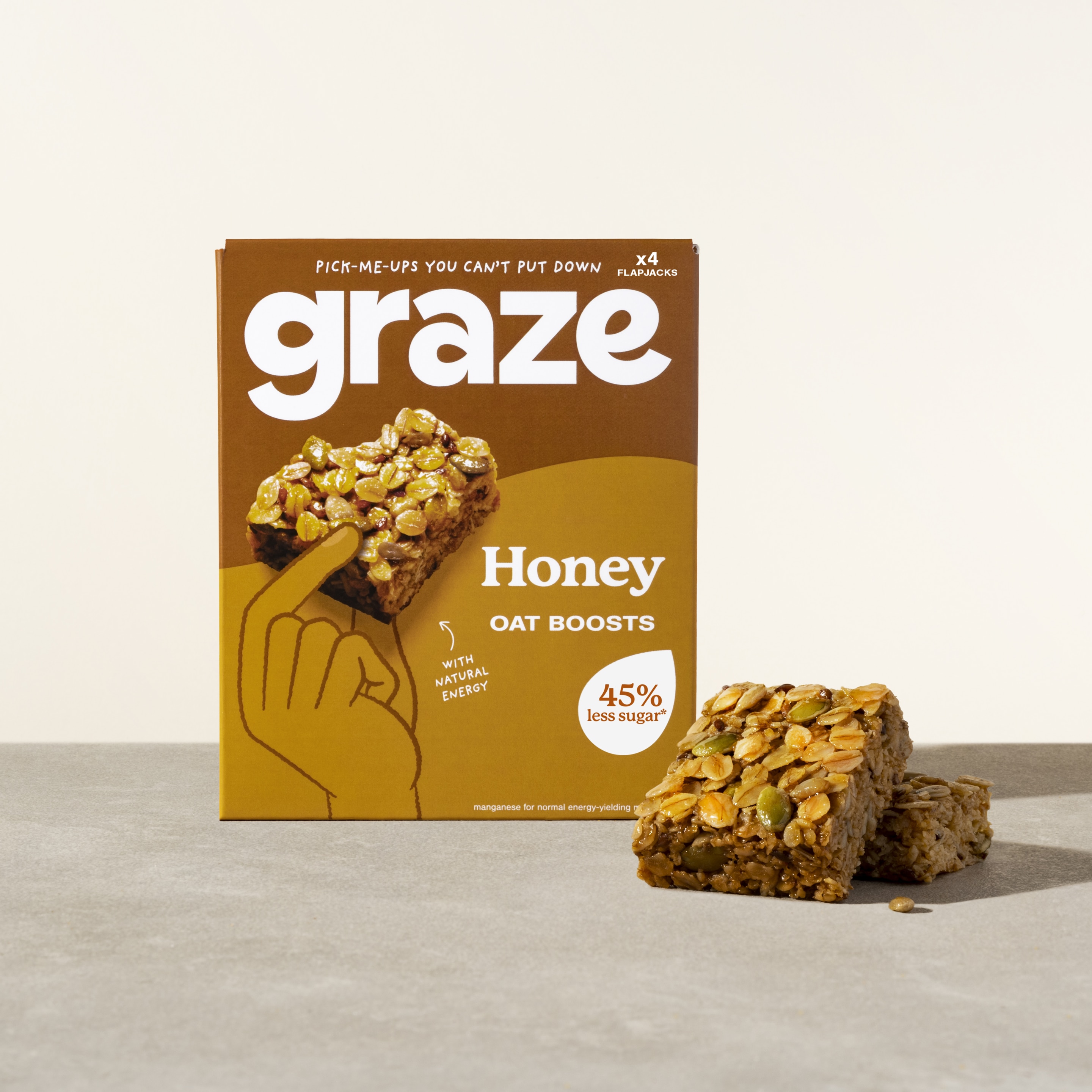 Rich Golden Honey Oat Boosts Snacks | Graze