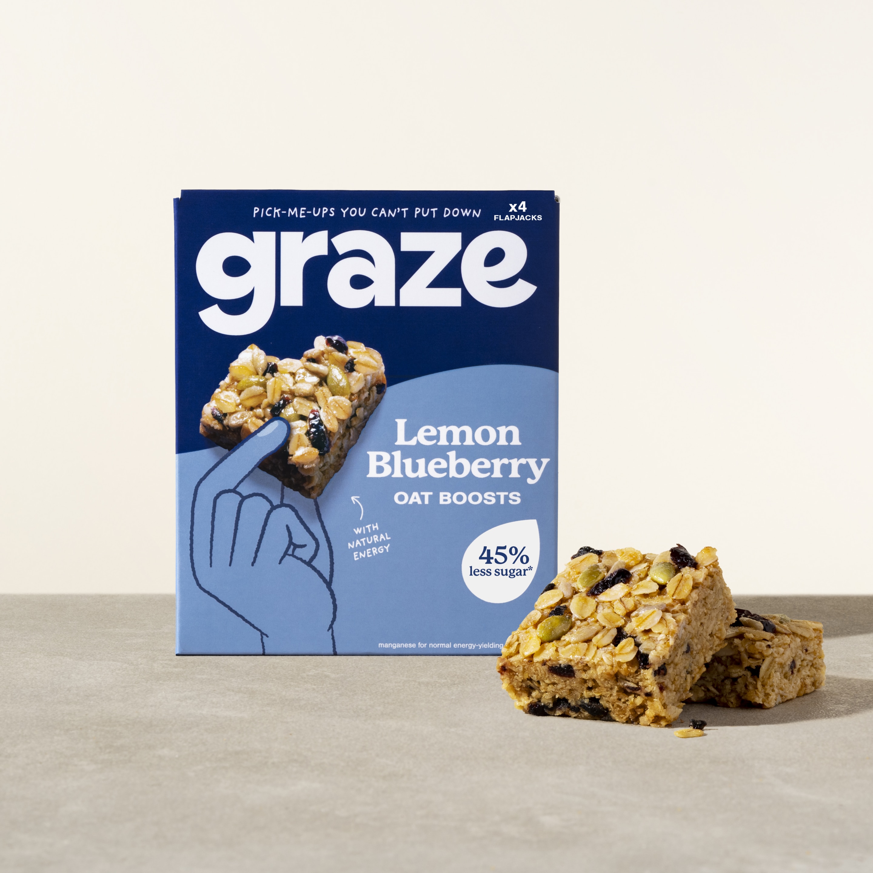 Lemon Blueberry Oat Boosts 4 x 30g