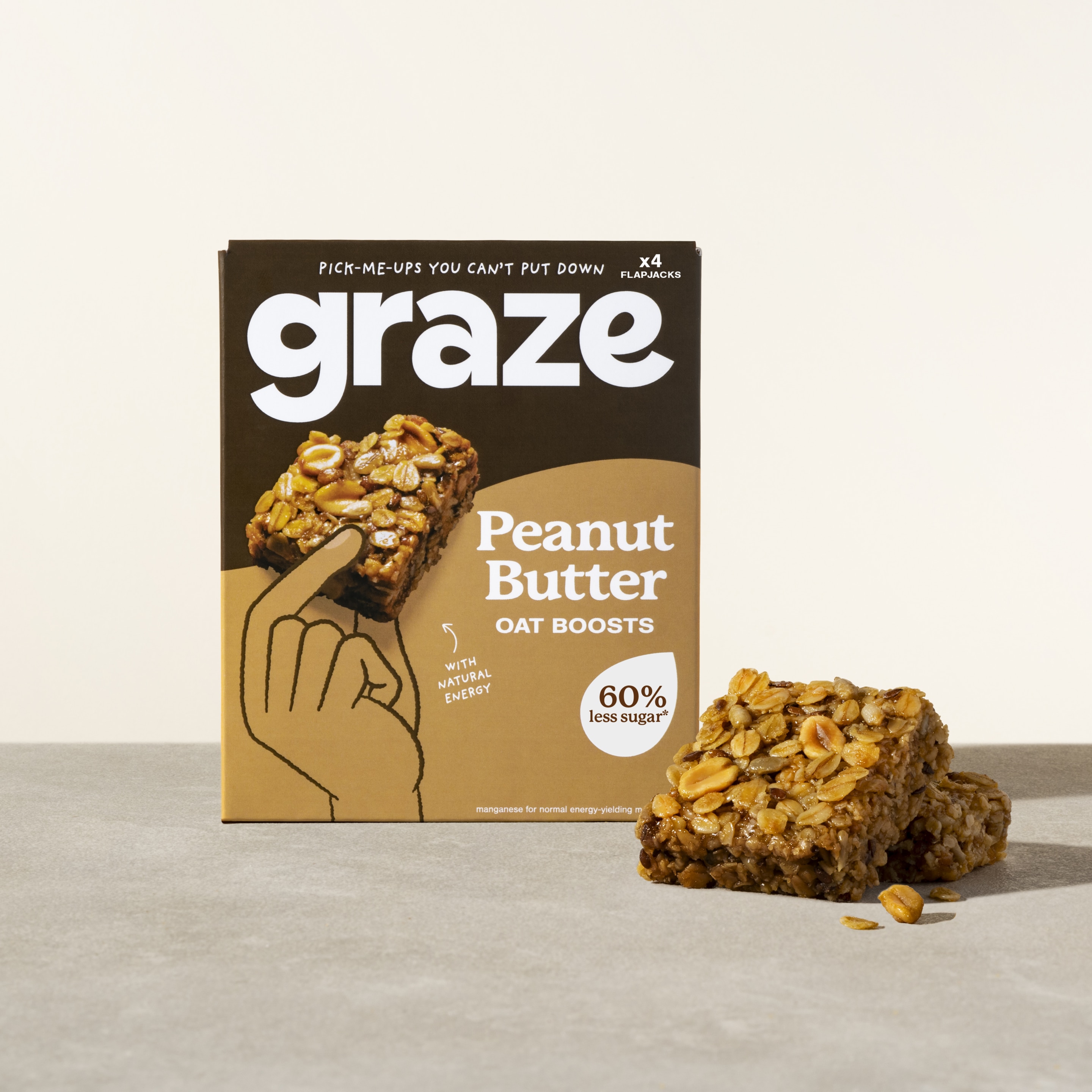 Peanut Butter Oat Boosts 4 x 30g