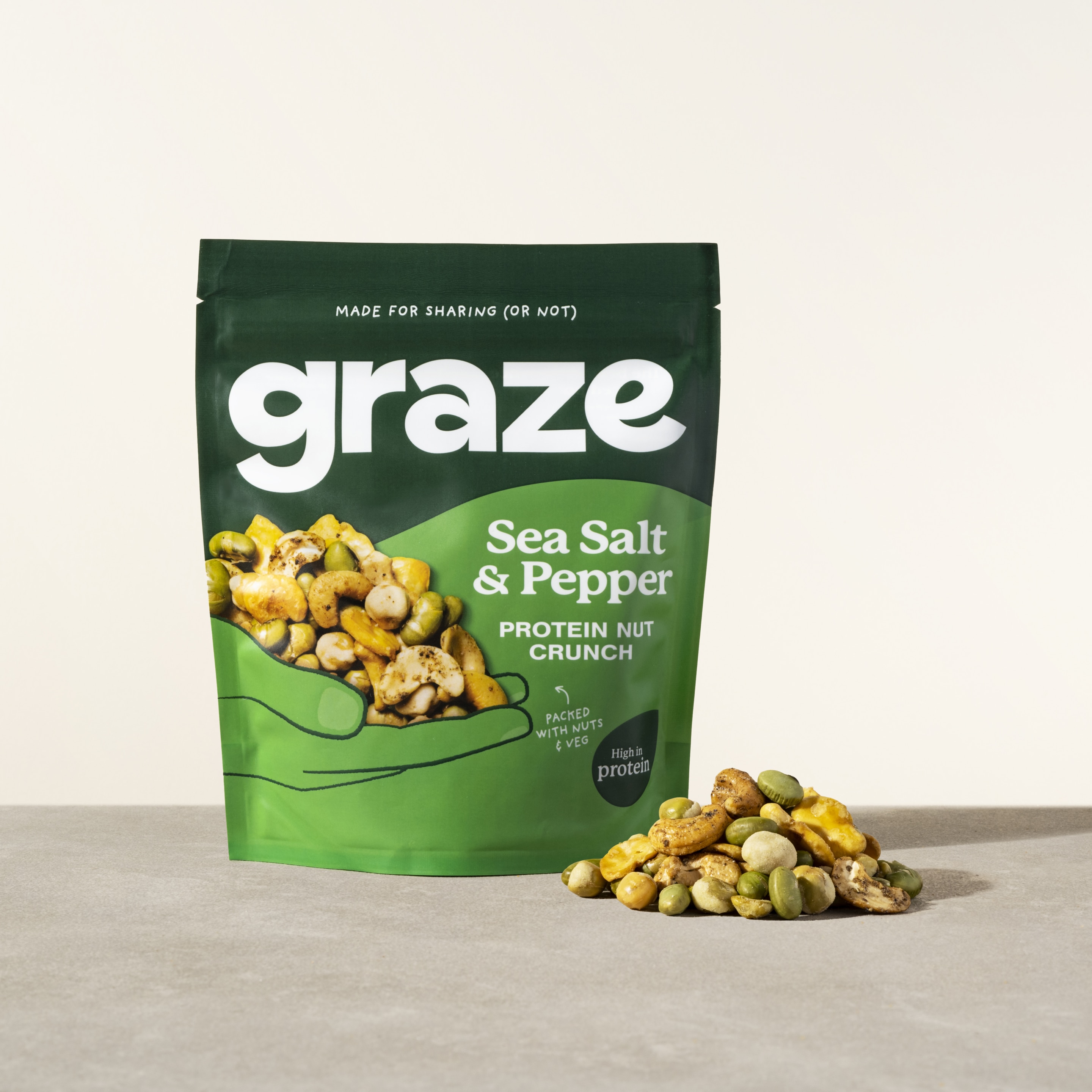 Sea Salt & Pepper Protein Crunch Sharing Bag