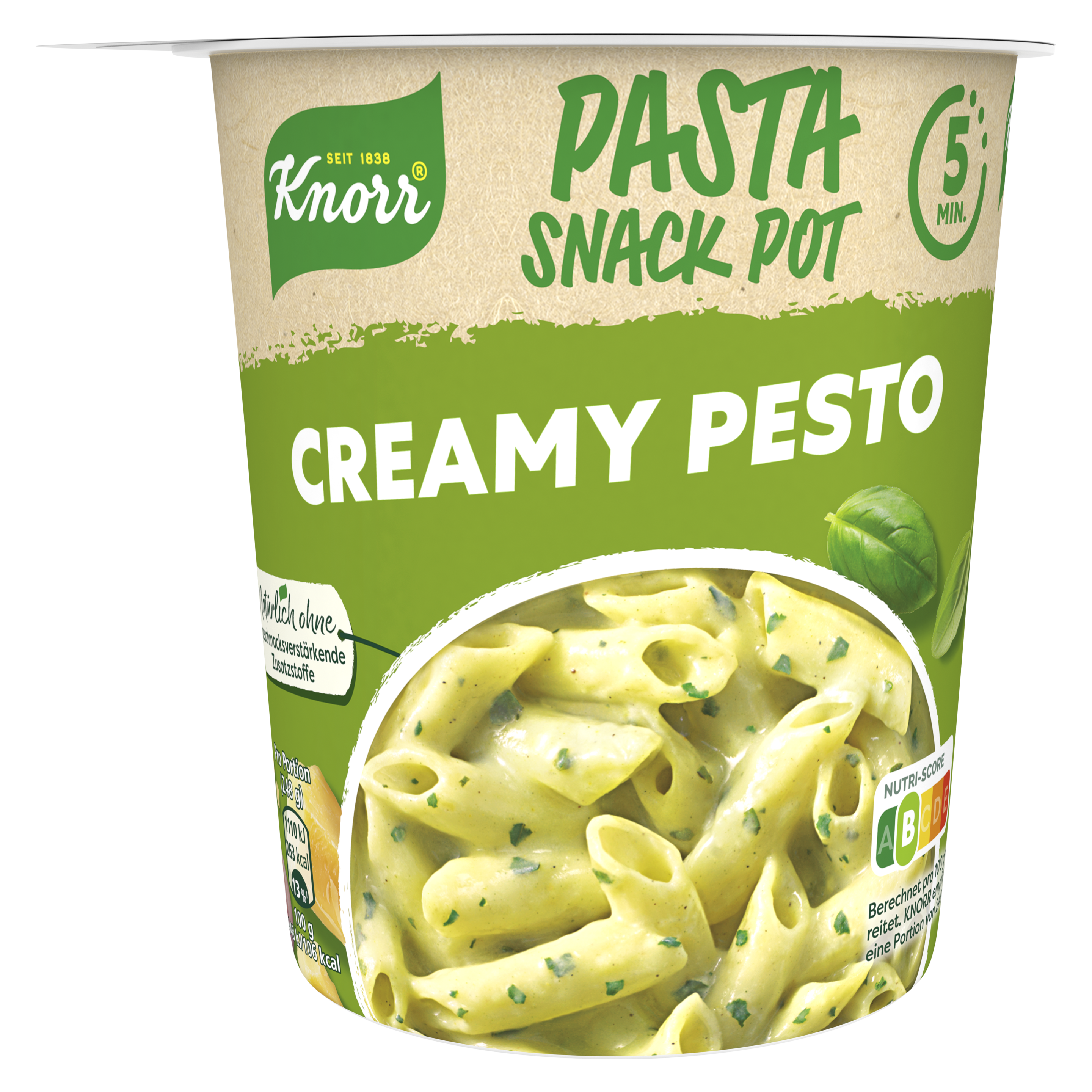 Knorr Pasta Snackbecher Pesto Spar 8x68g  BE