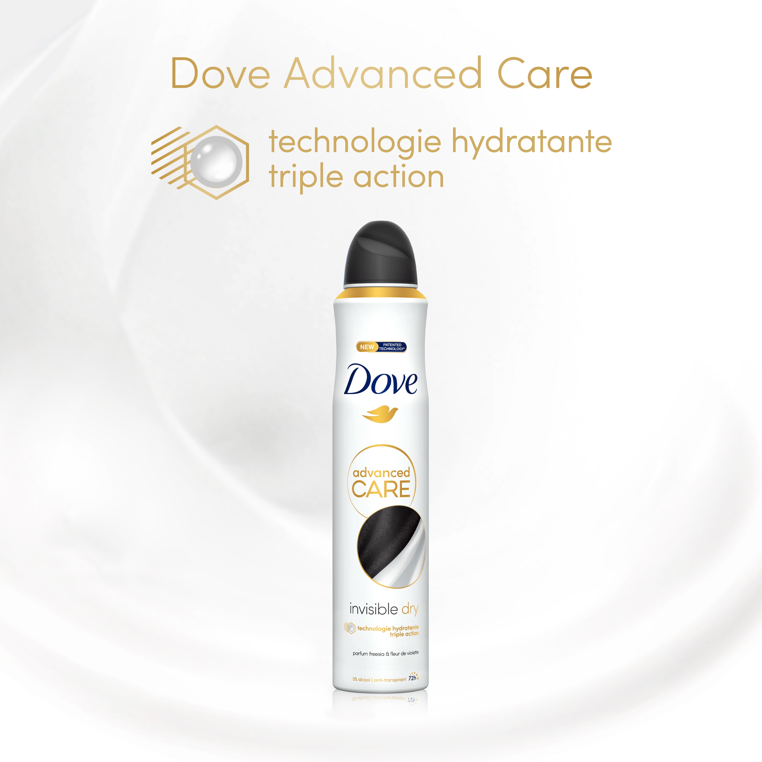 Anti-transpirant Advanced Care Invisible Dry Spray 200ml