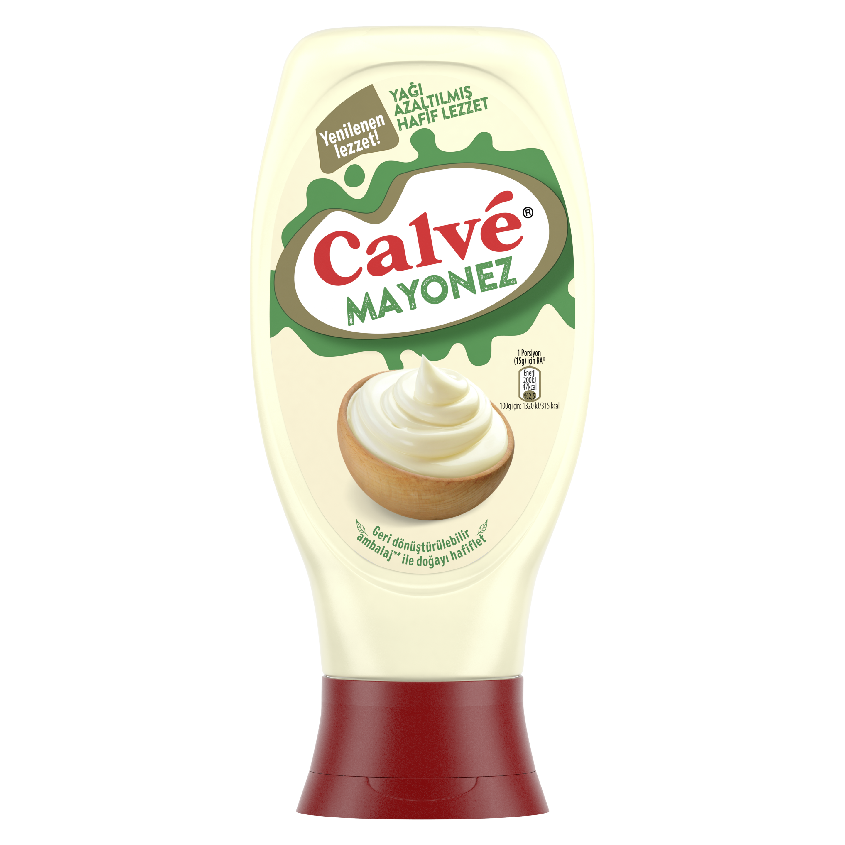 Calve Yağı Azaltılmış Mayonez 355 G packshot