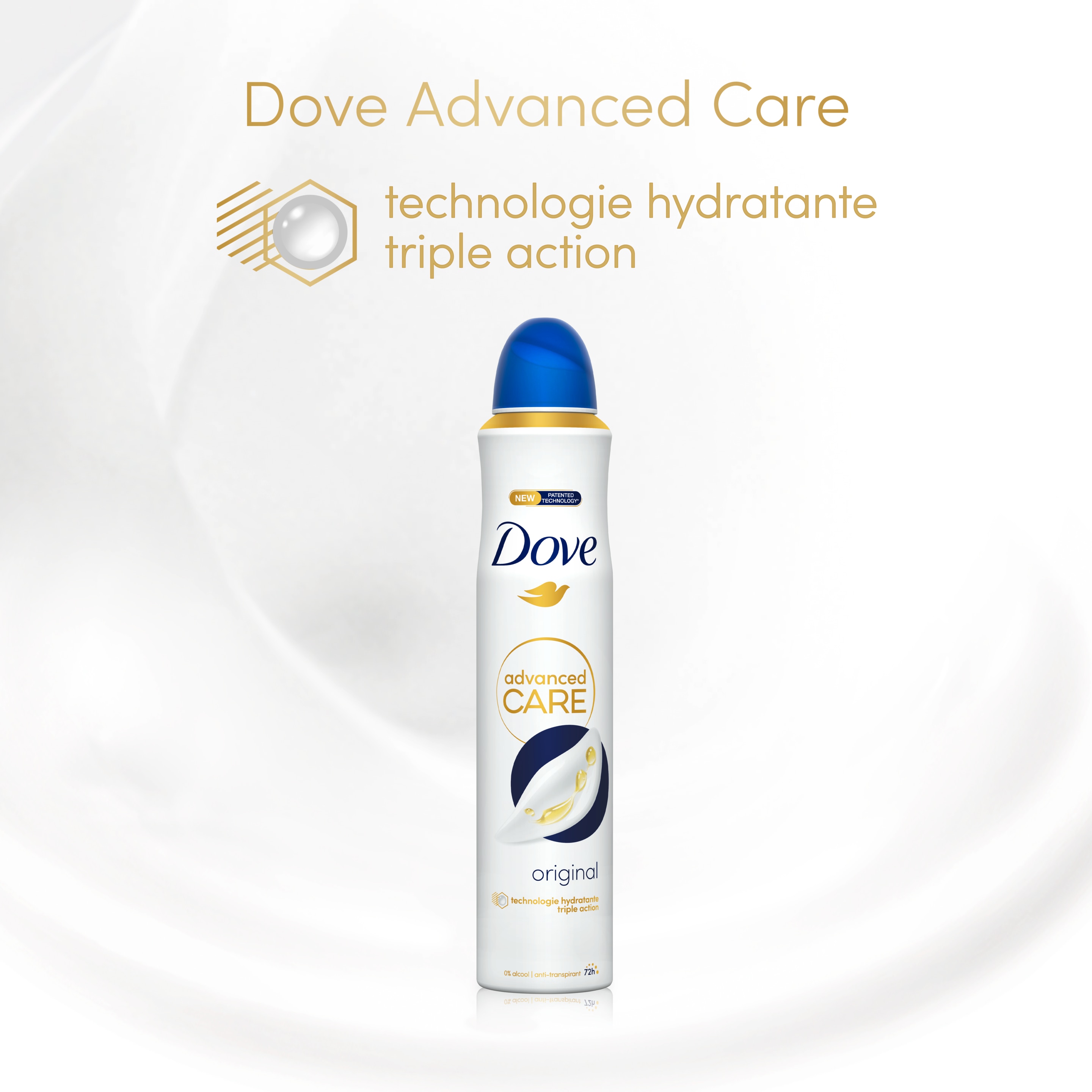 Anti-transpirant Advanced Care Original Spray 200ml | Dove France