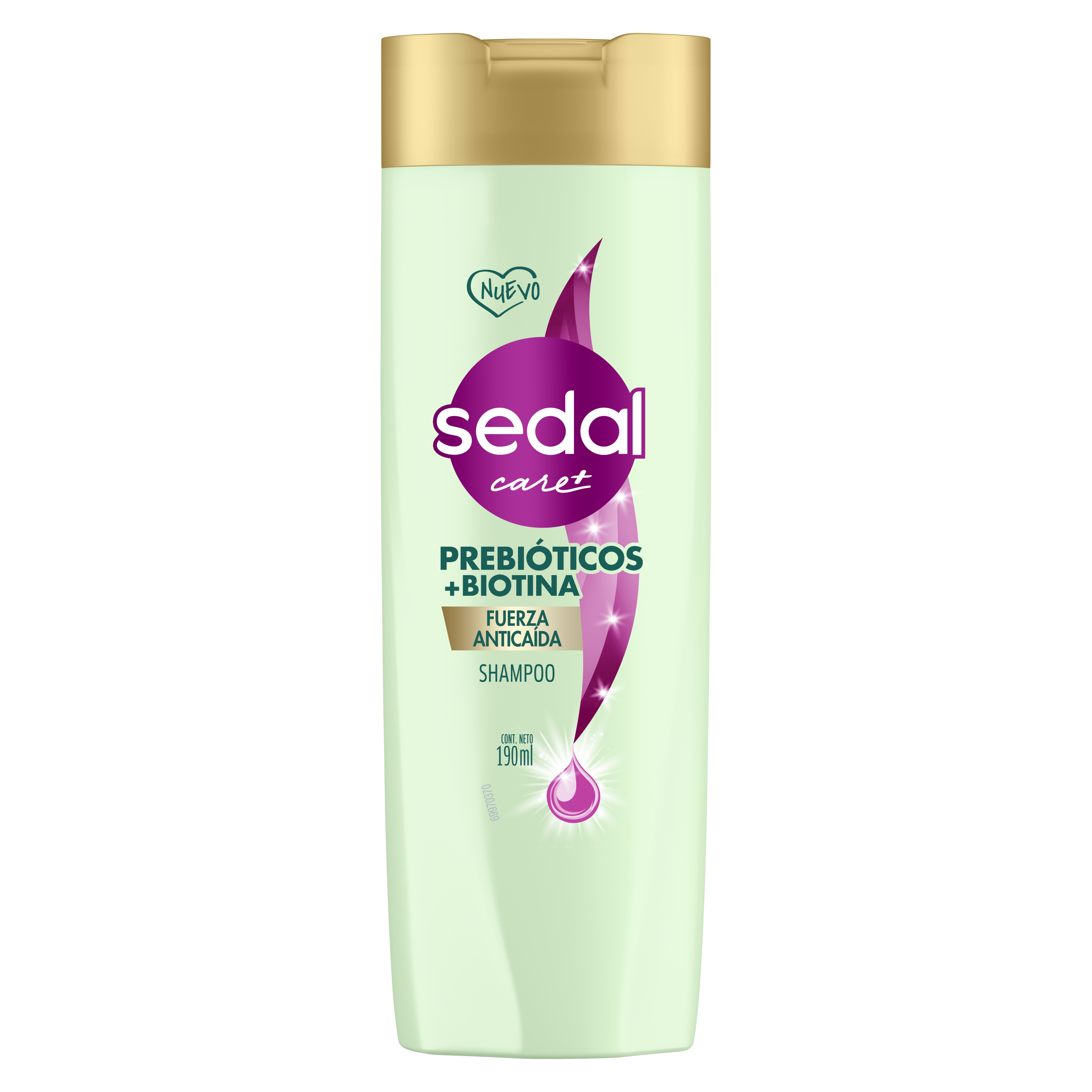 Imagen de envase Prebióticos + Biotina Shampoo 190ml