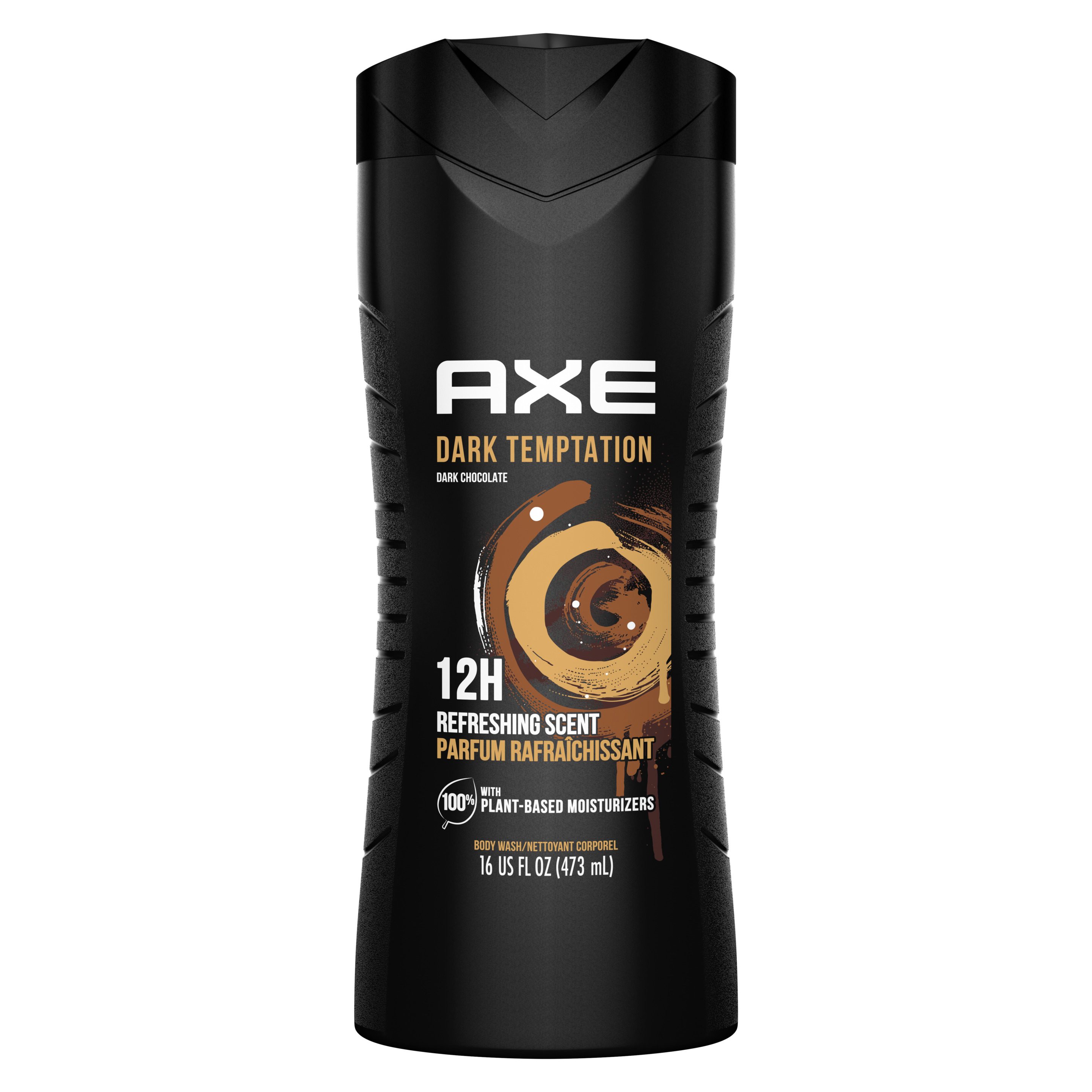 AXE Dark Temptation Body Wash for 12H Refreshing Scent Axe