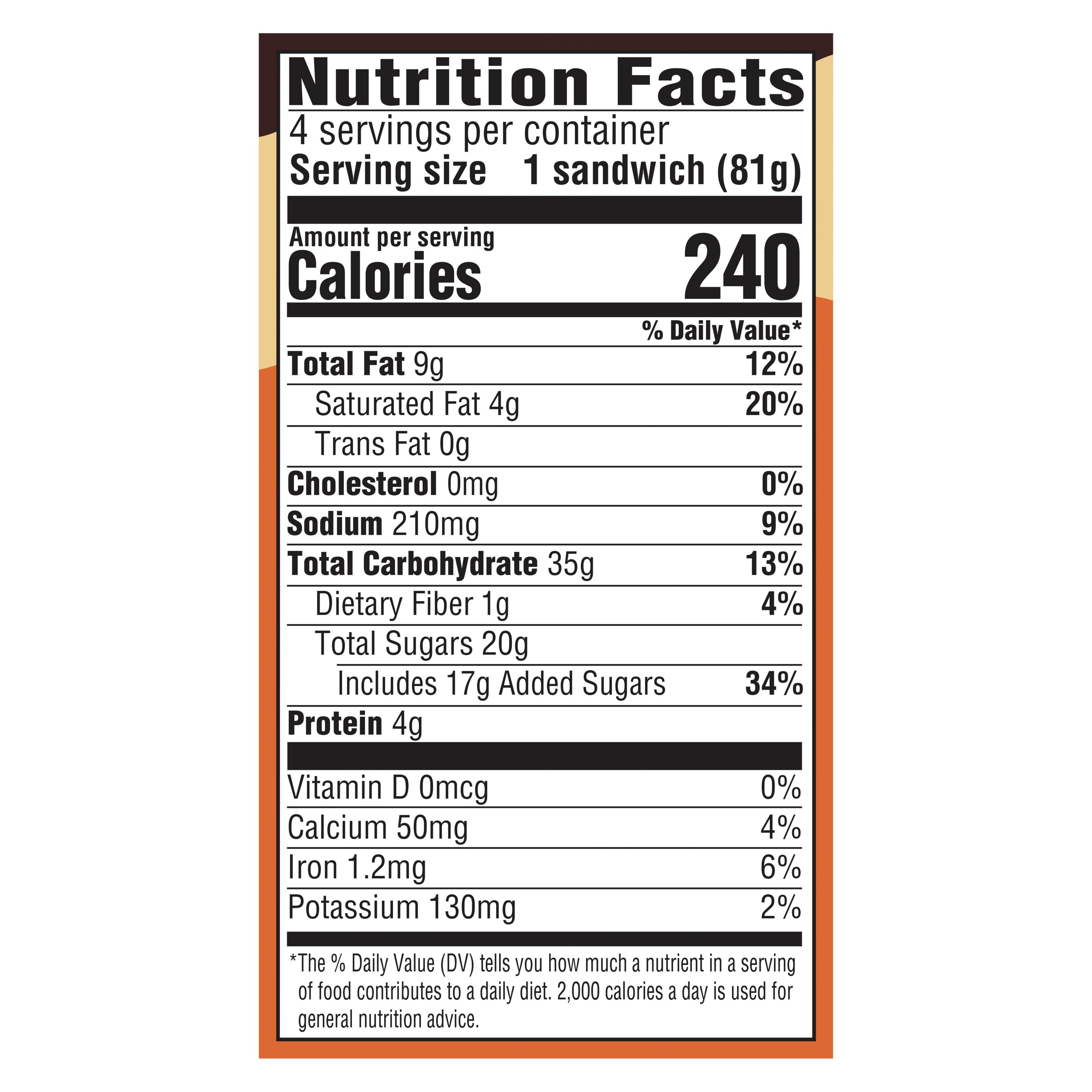 REESE'S Peanut Butter Sandwich