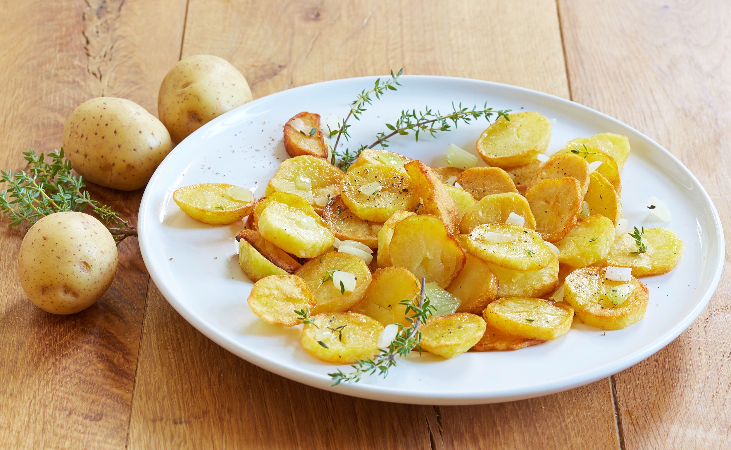 würzige Bratkartoffeln