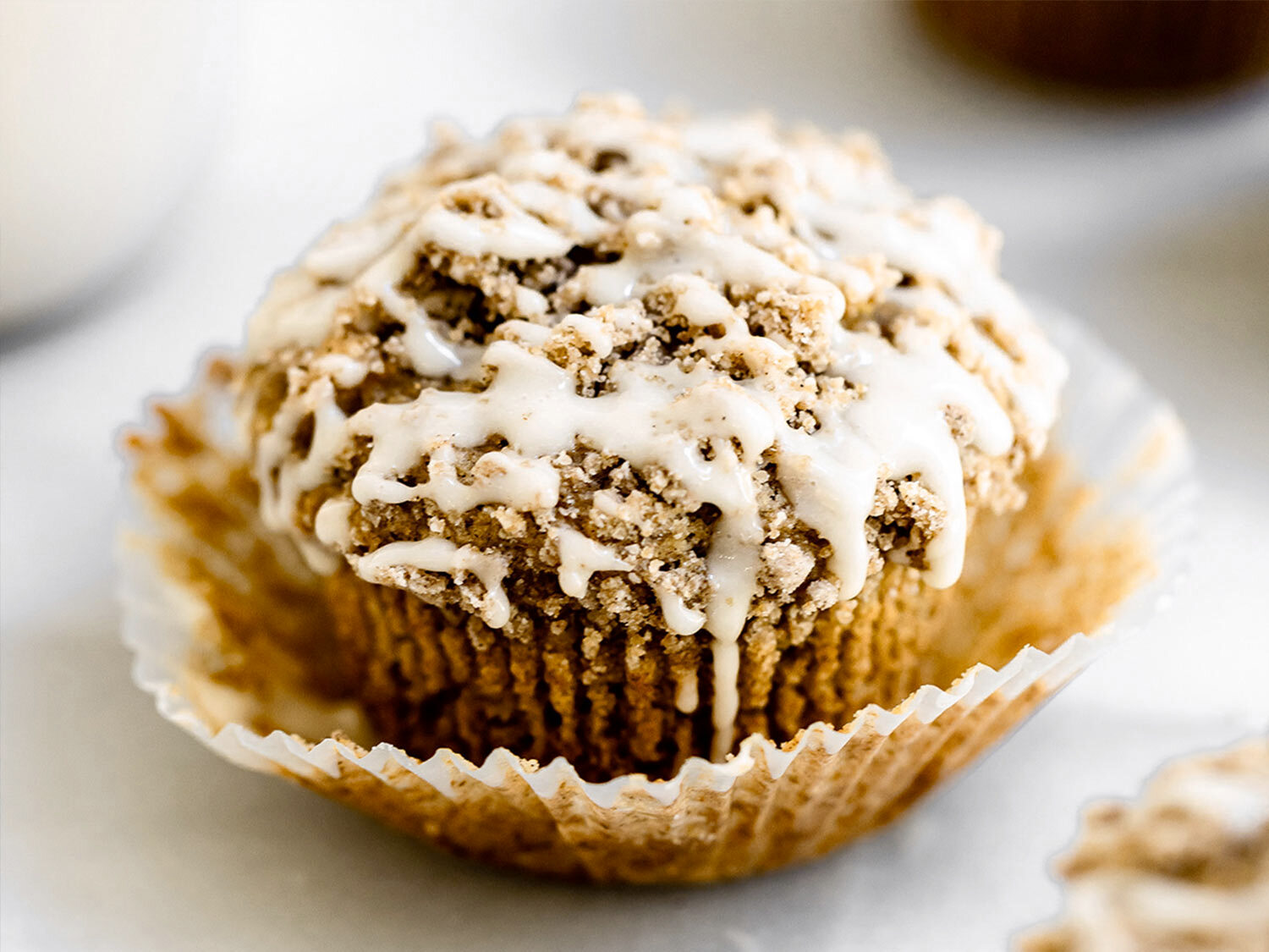 Apple Muffins with Cinnamon Streusel